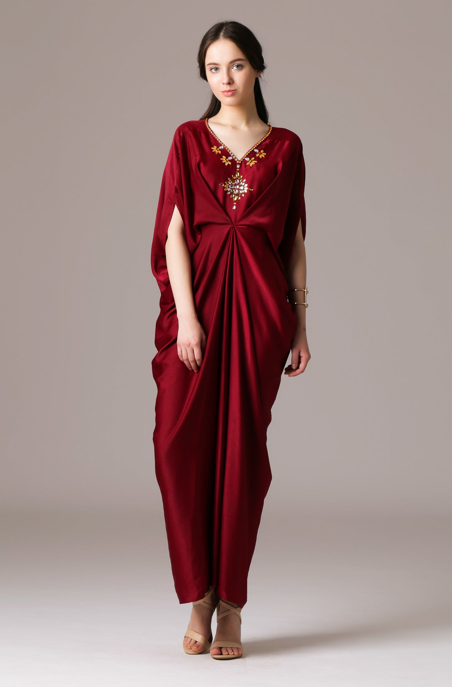 Honesty - Maroon Kaftan