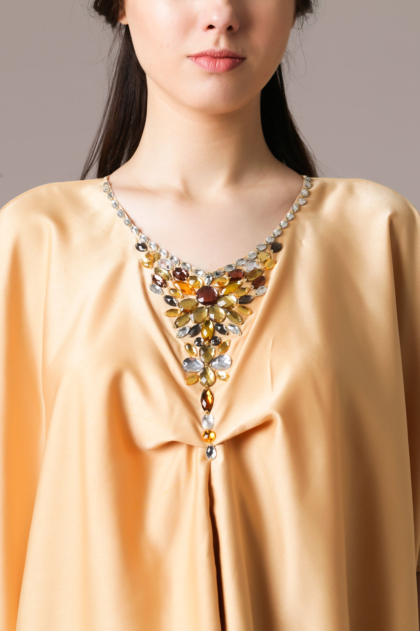 Gracious - Cream Kaftan