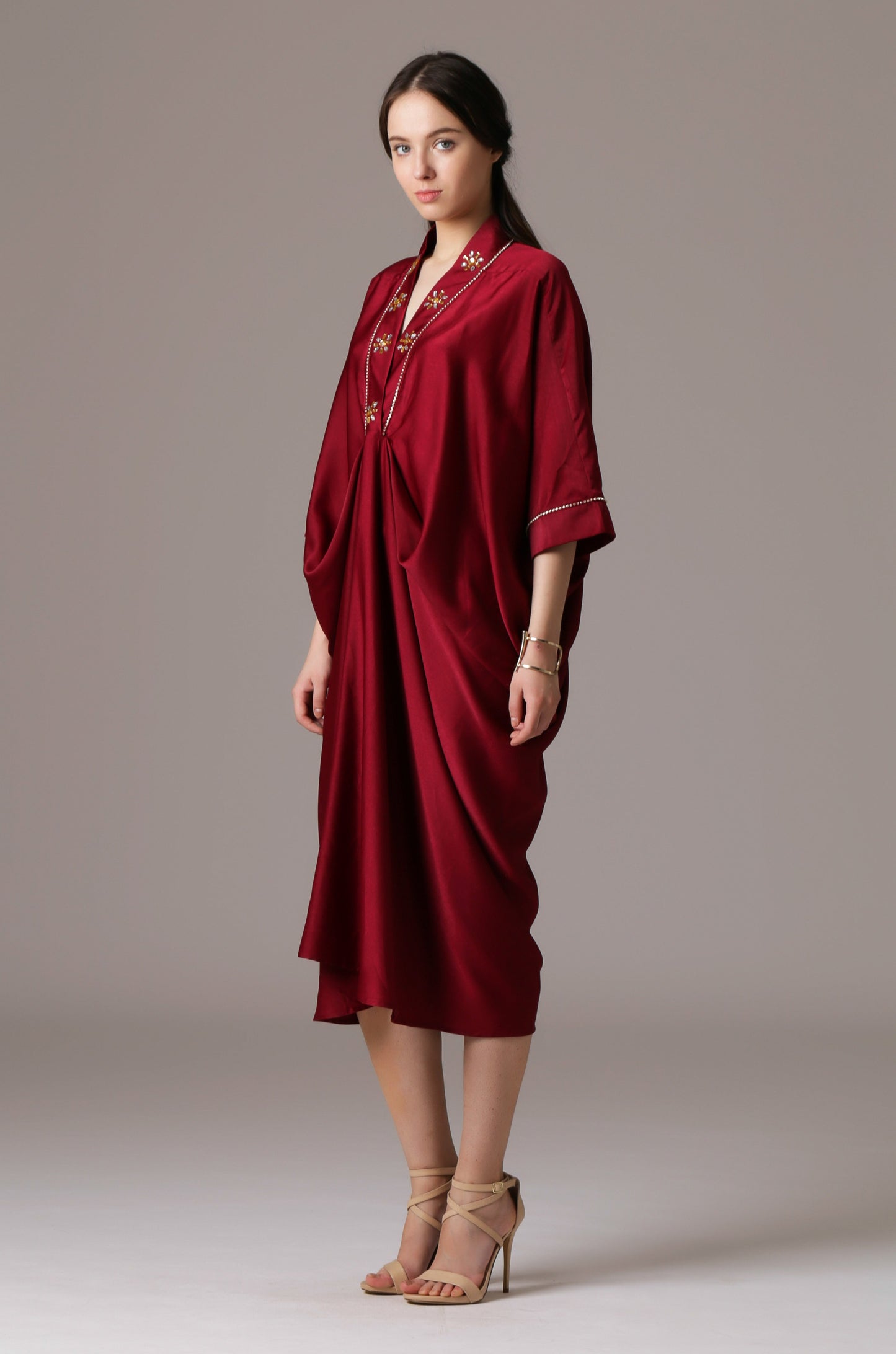 Humble - Maroon Kaftan
