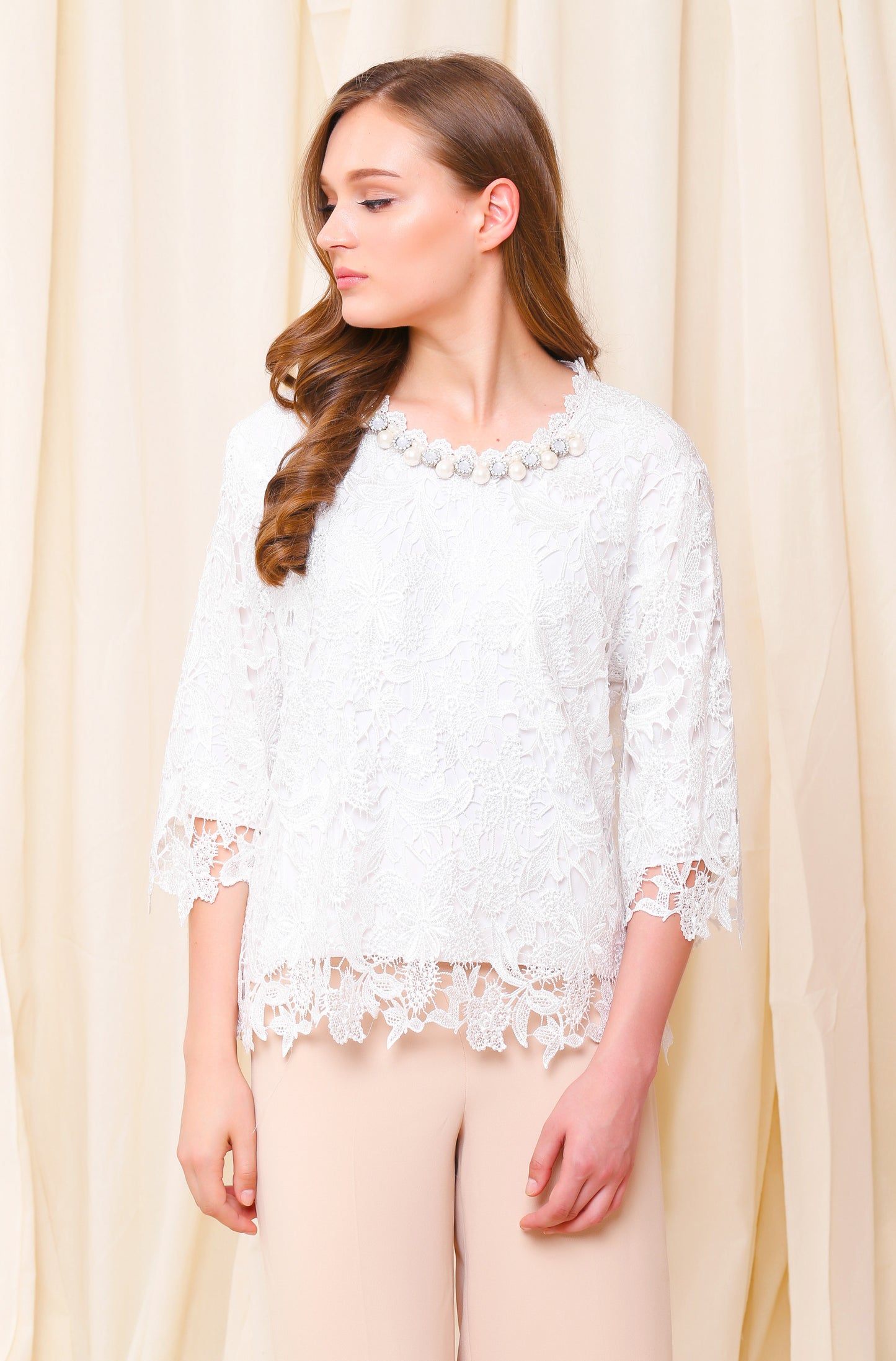 Wise - White Flower Top