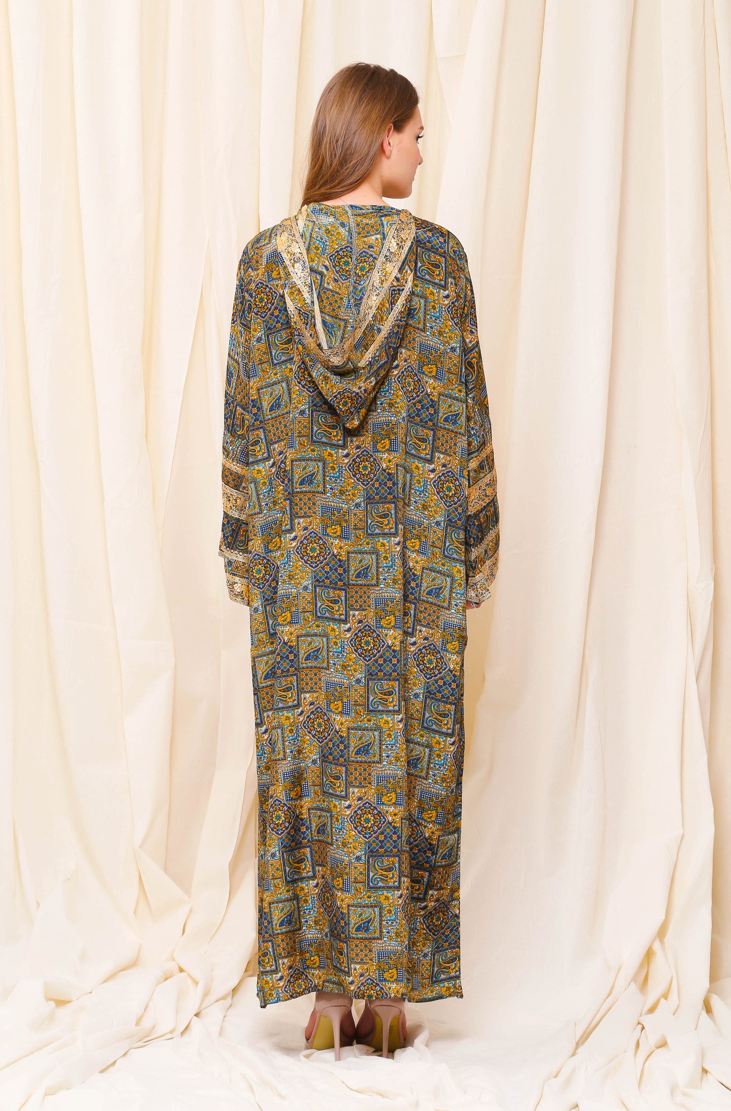 Fearless - Navy Arabian Kaftan