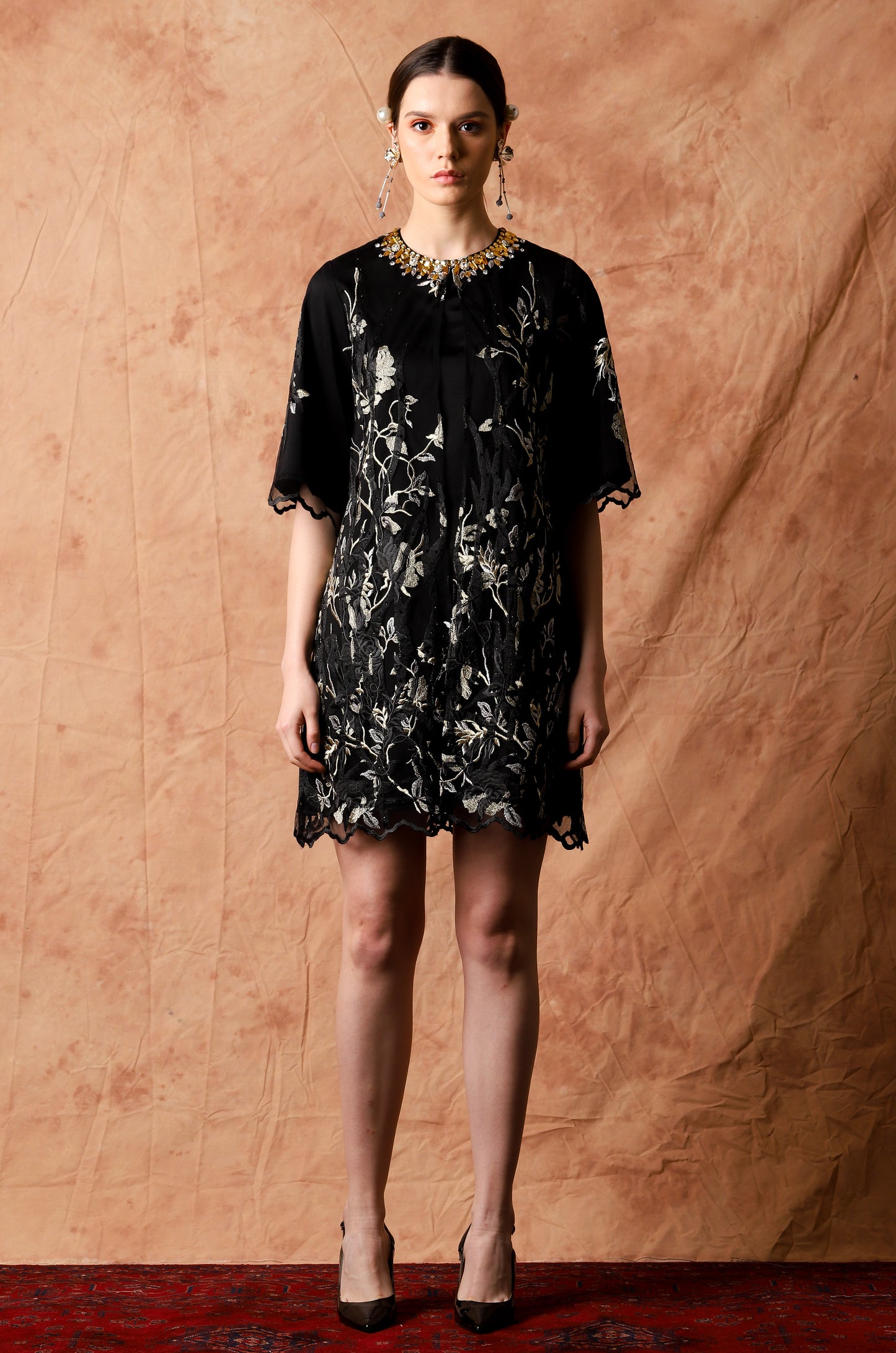 Fearless - Black Roots Midi Dress