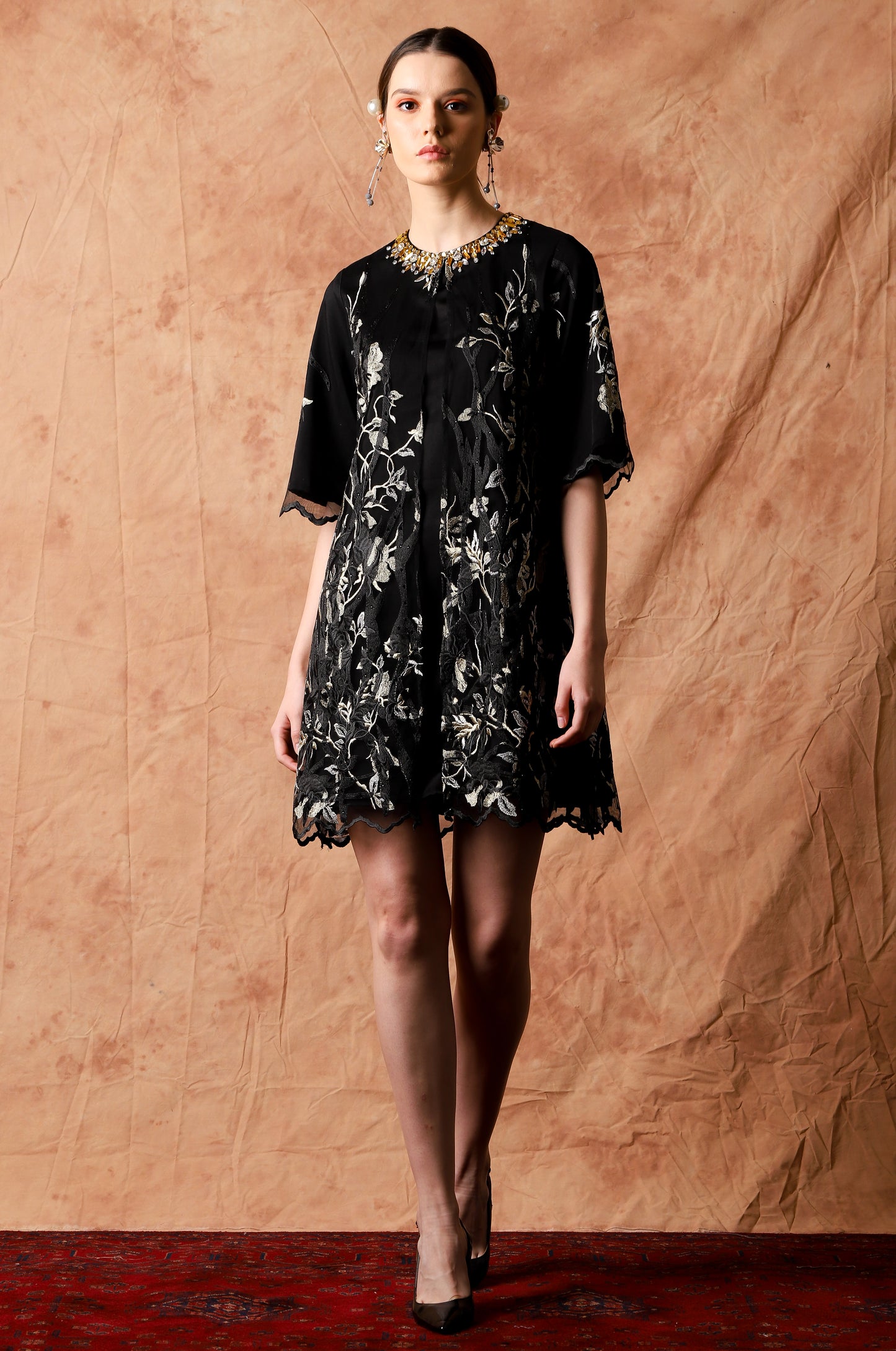 Fearless - Black Roots Midi Dress