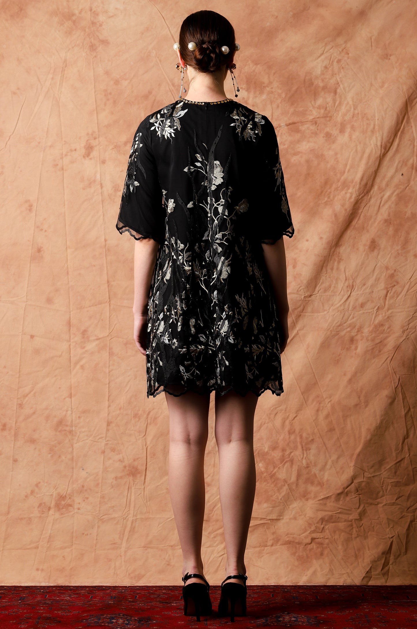 Fearless - Black Roots Midi Dress