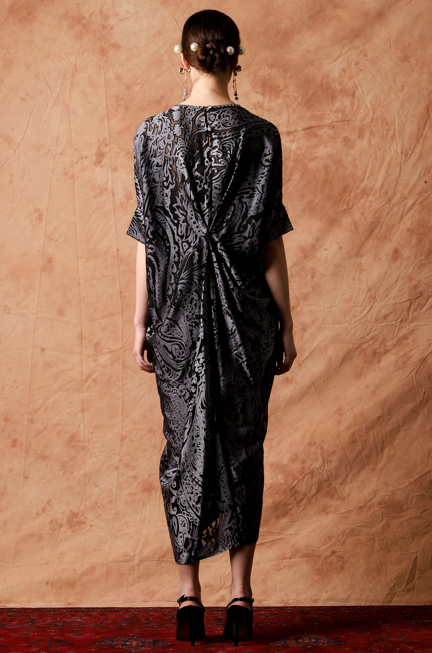 Wise - Black Grey Kaftan