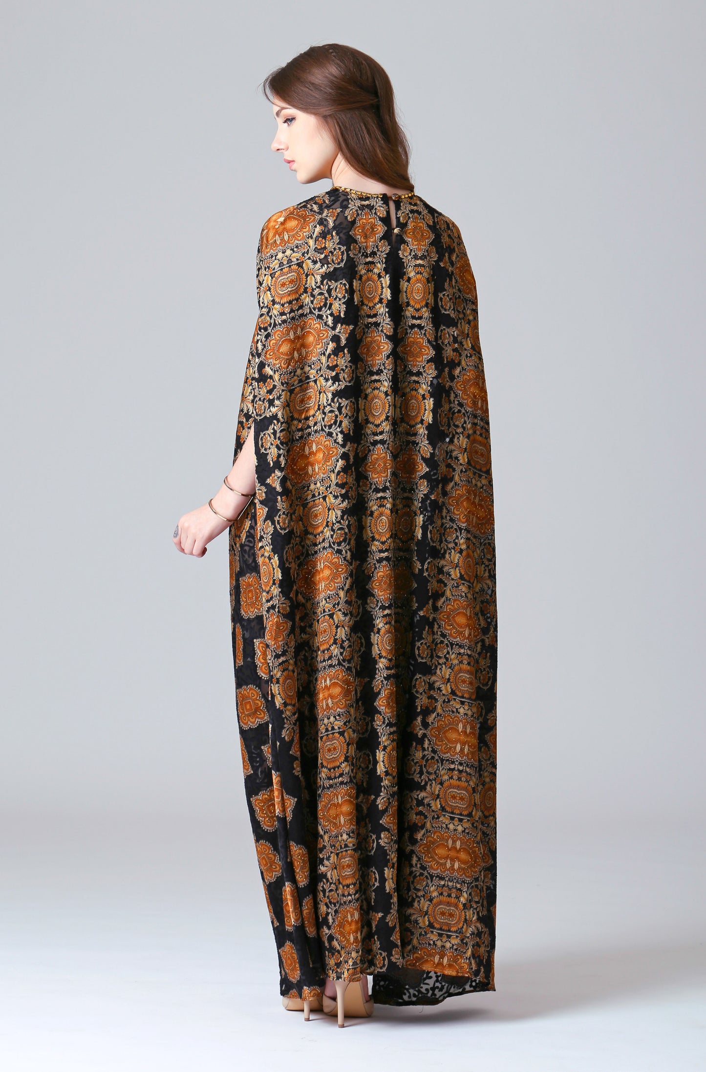 Brave - Black Gold Baroque Kaftan