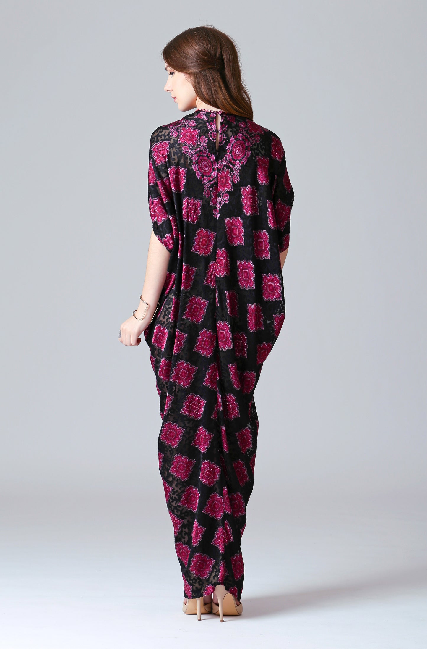 Innocence - Pink Baroque Kaftan