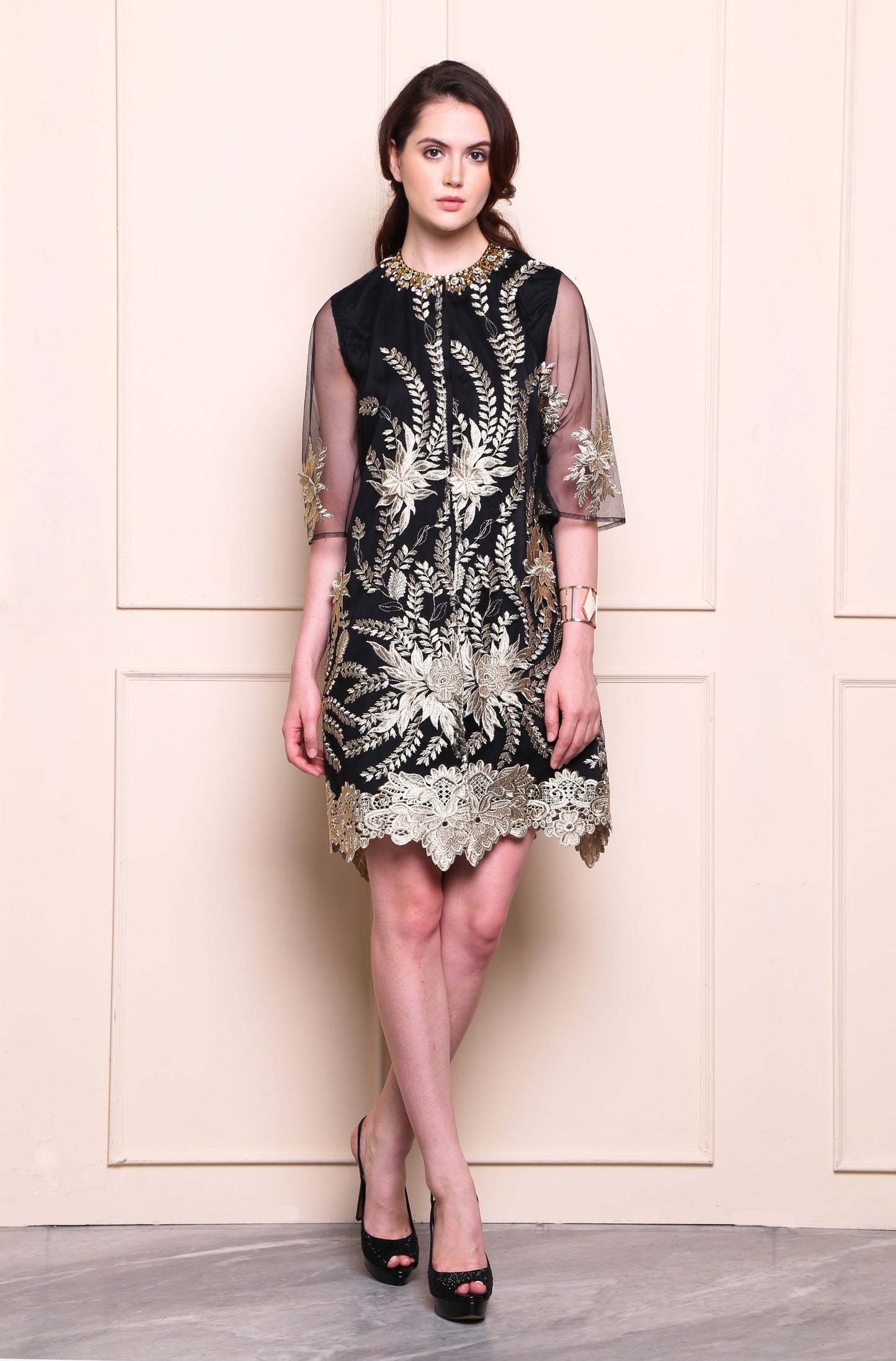 Fearless - Black Gold Dress