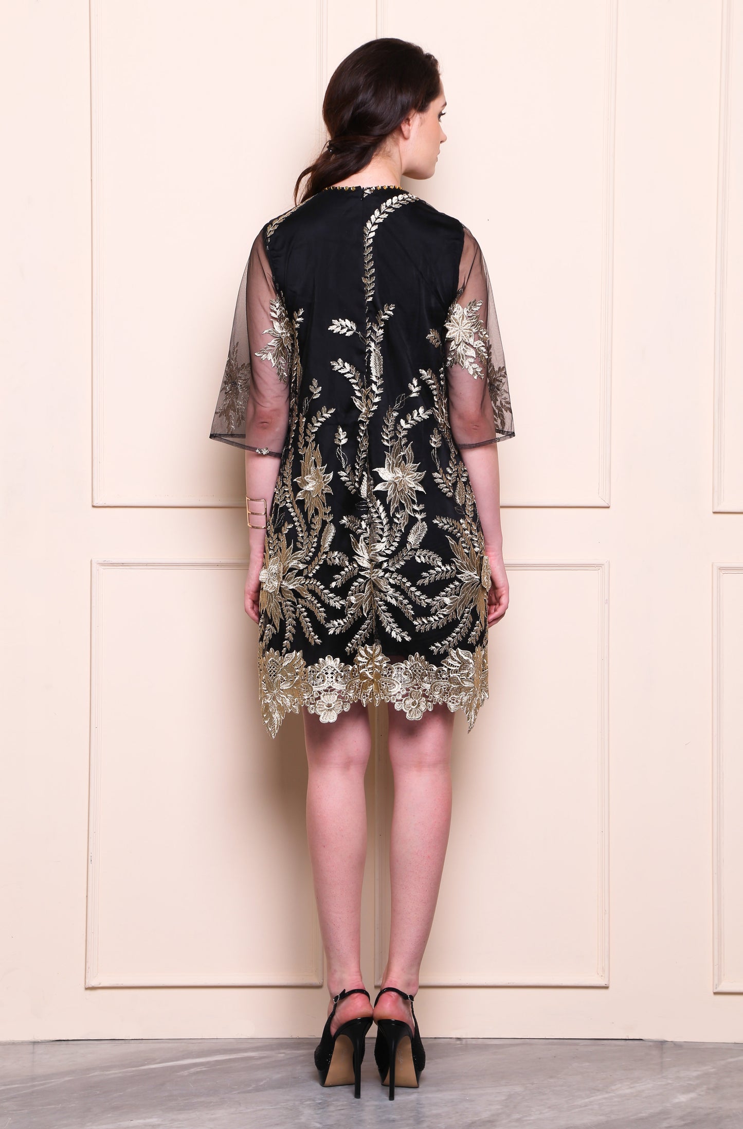 Fearless - Black Gold Dress