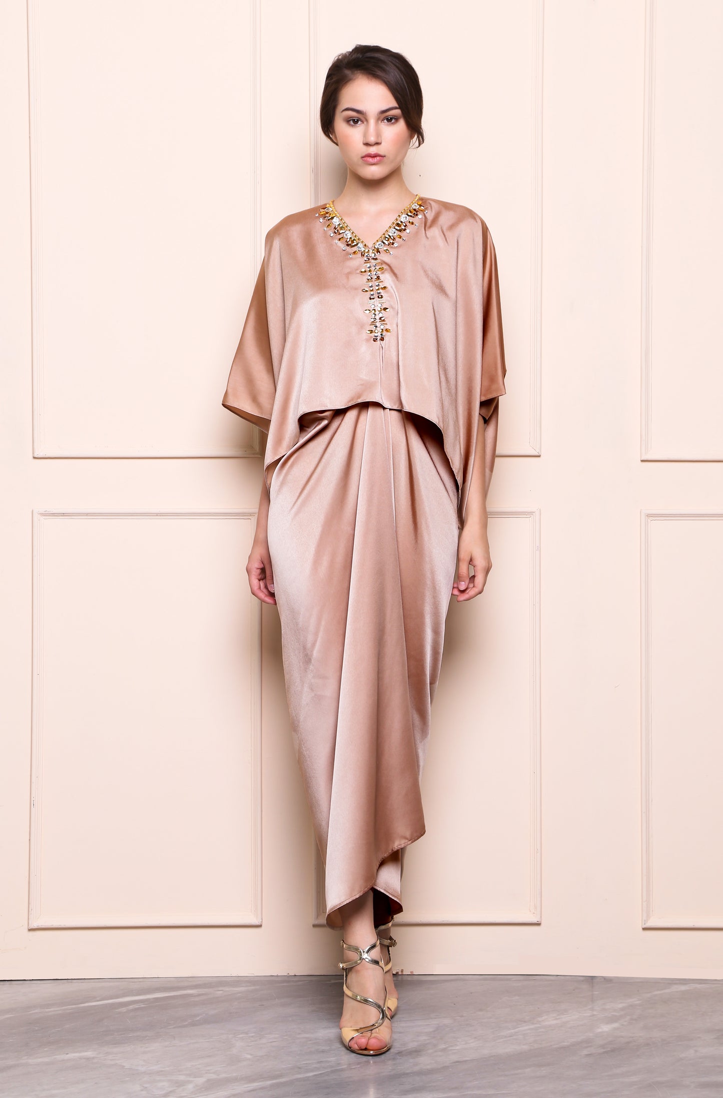 Calm - Light Brown Kaftan