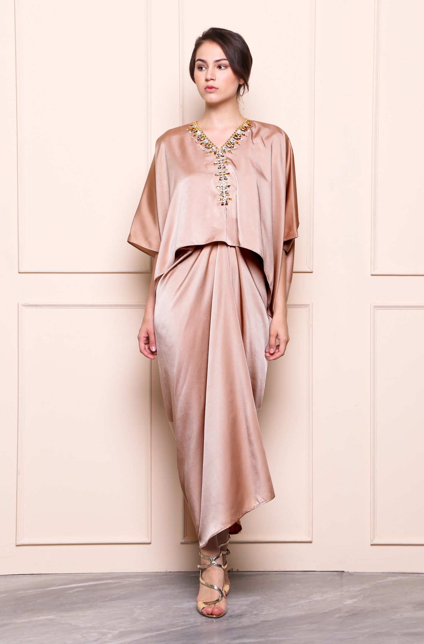 Calm - Light Brown Kaftan