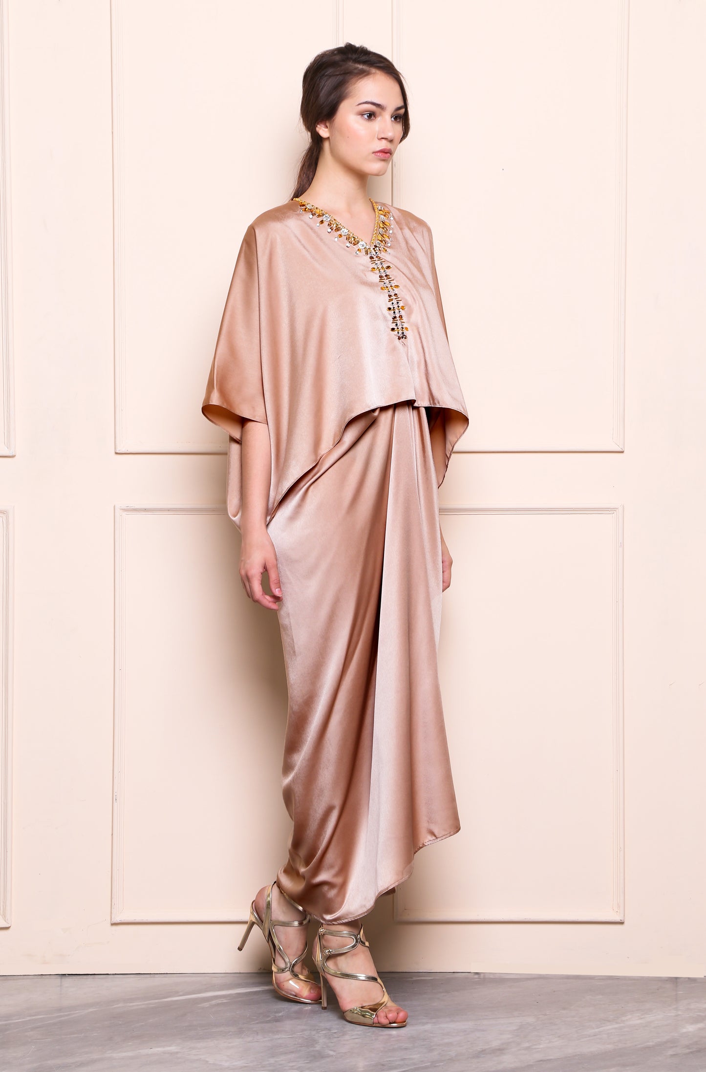 Calm - Light Brown Kaftan