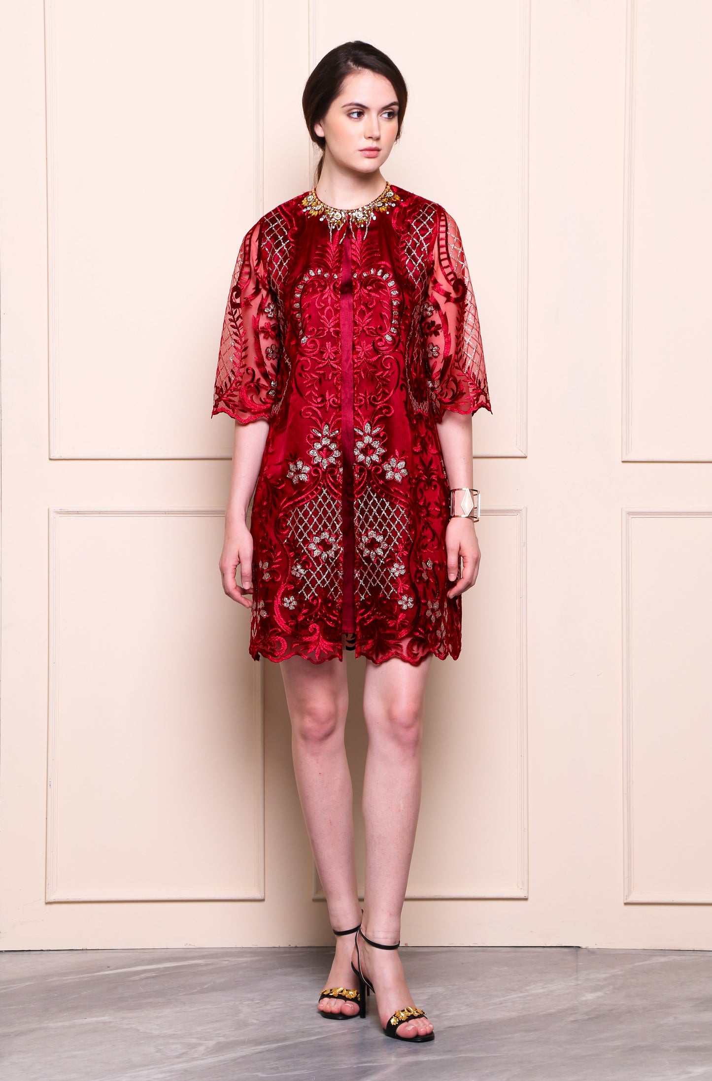 Fearless - Maroon Dress