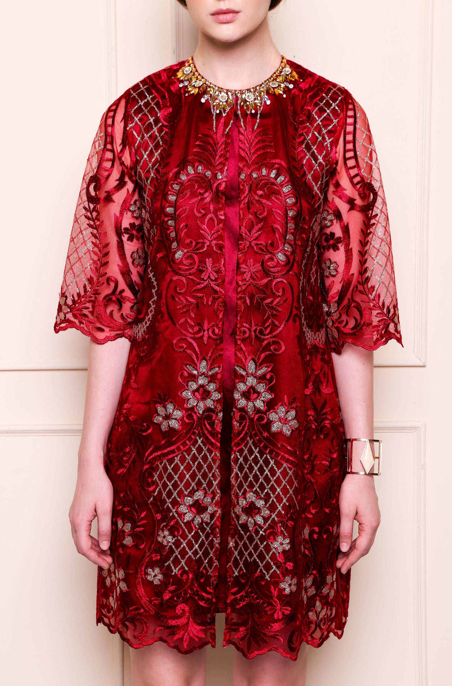 Fearless - Maroon Dress