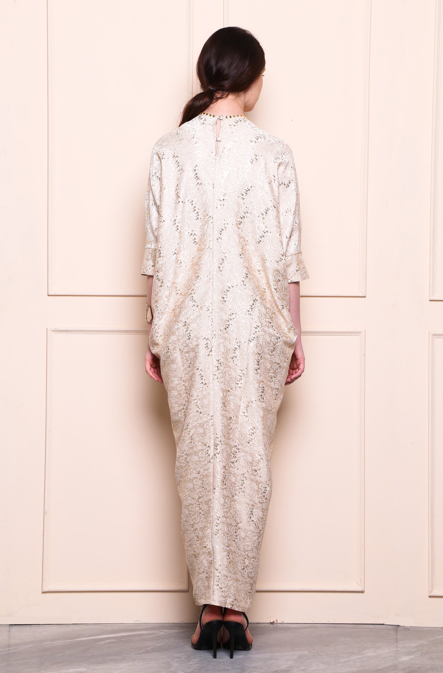 Innocence - Beige Sparkle Kaftan