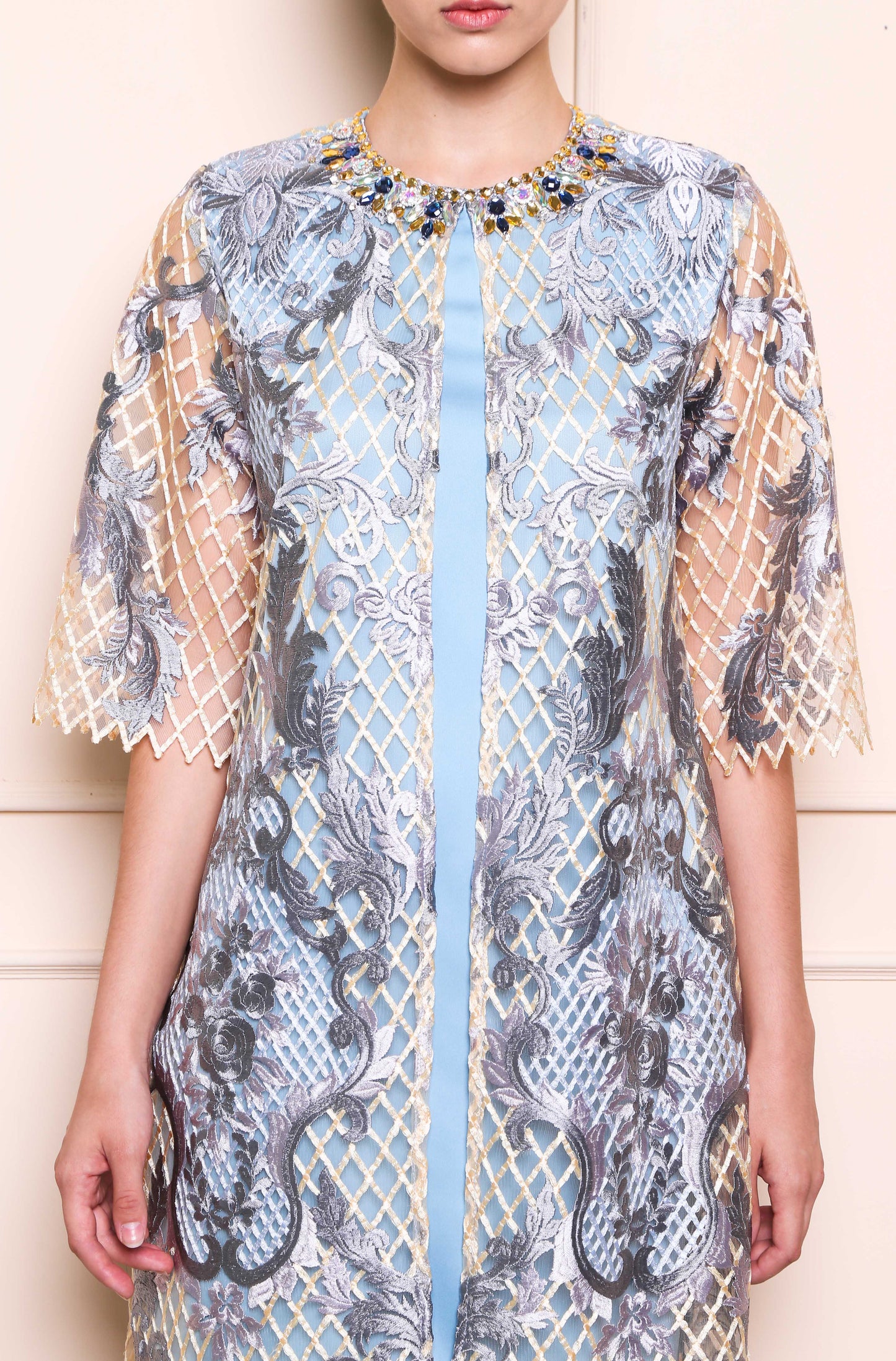 Fearless - Blue Lace Dress