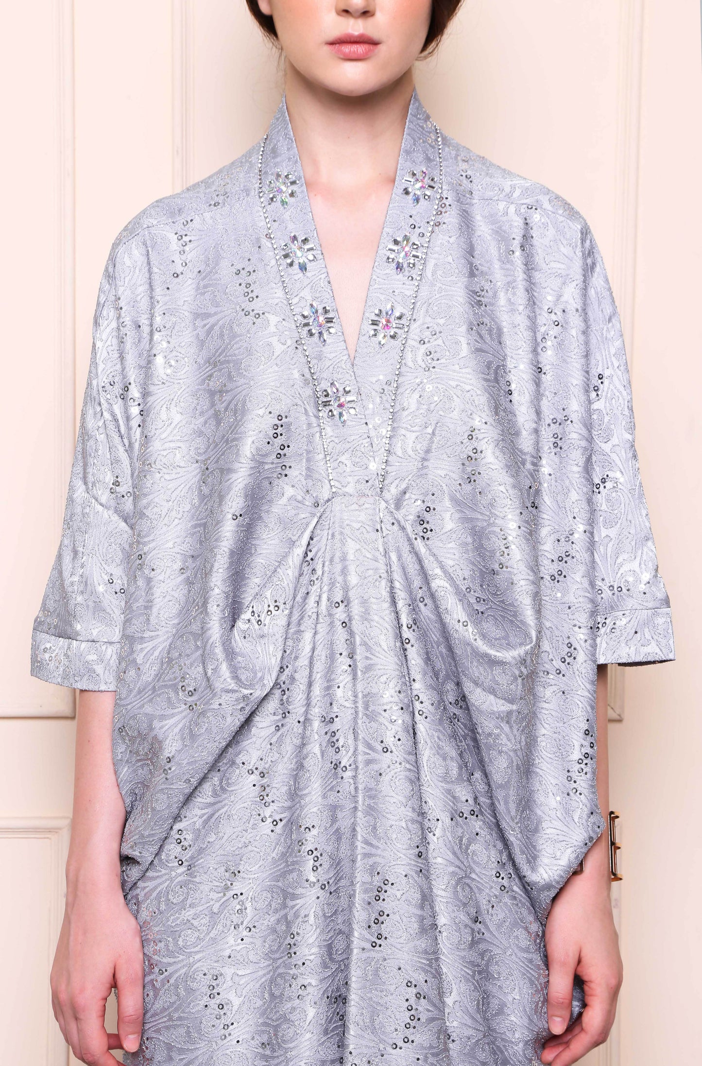 Humble - Grey Sparkle Kaftan