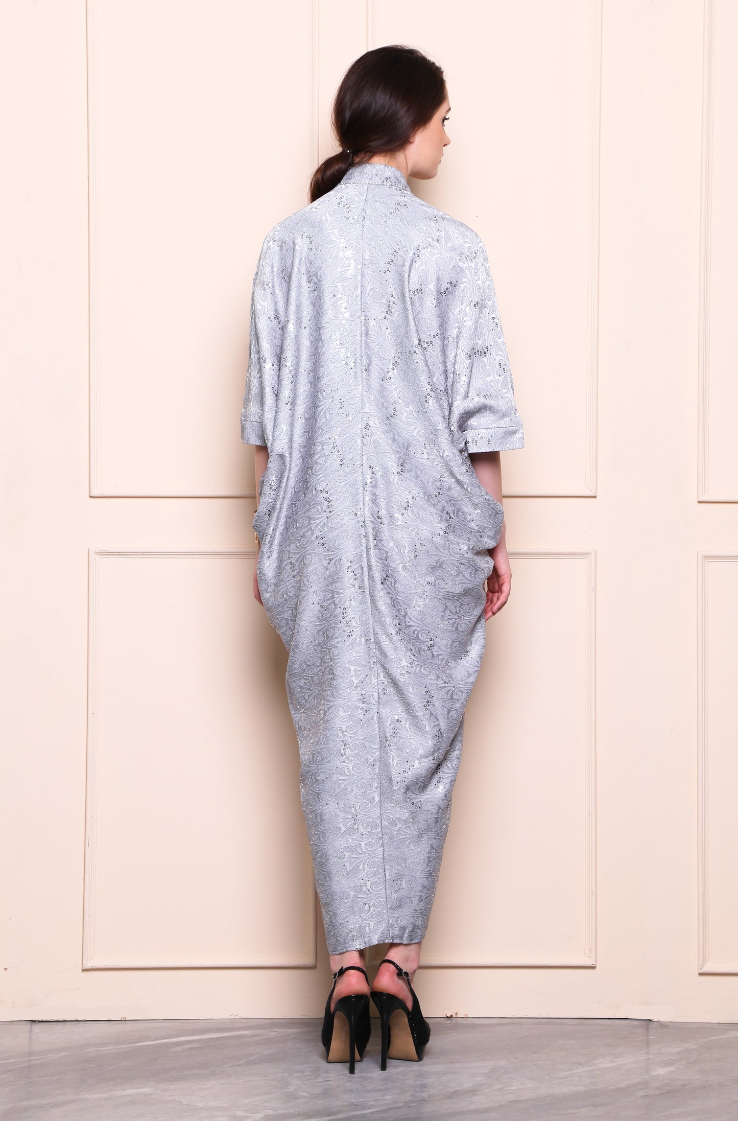 Humble - Grey Sparkle Kaftan