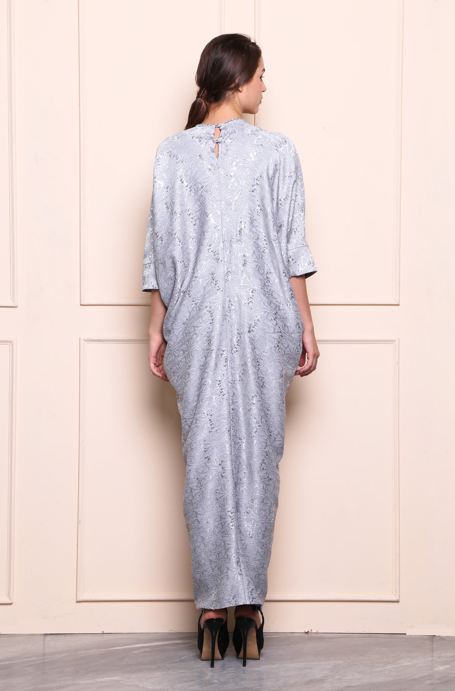 Innocence - Grey Sparkle Kaftan