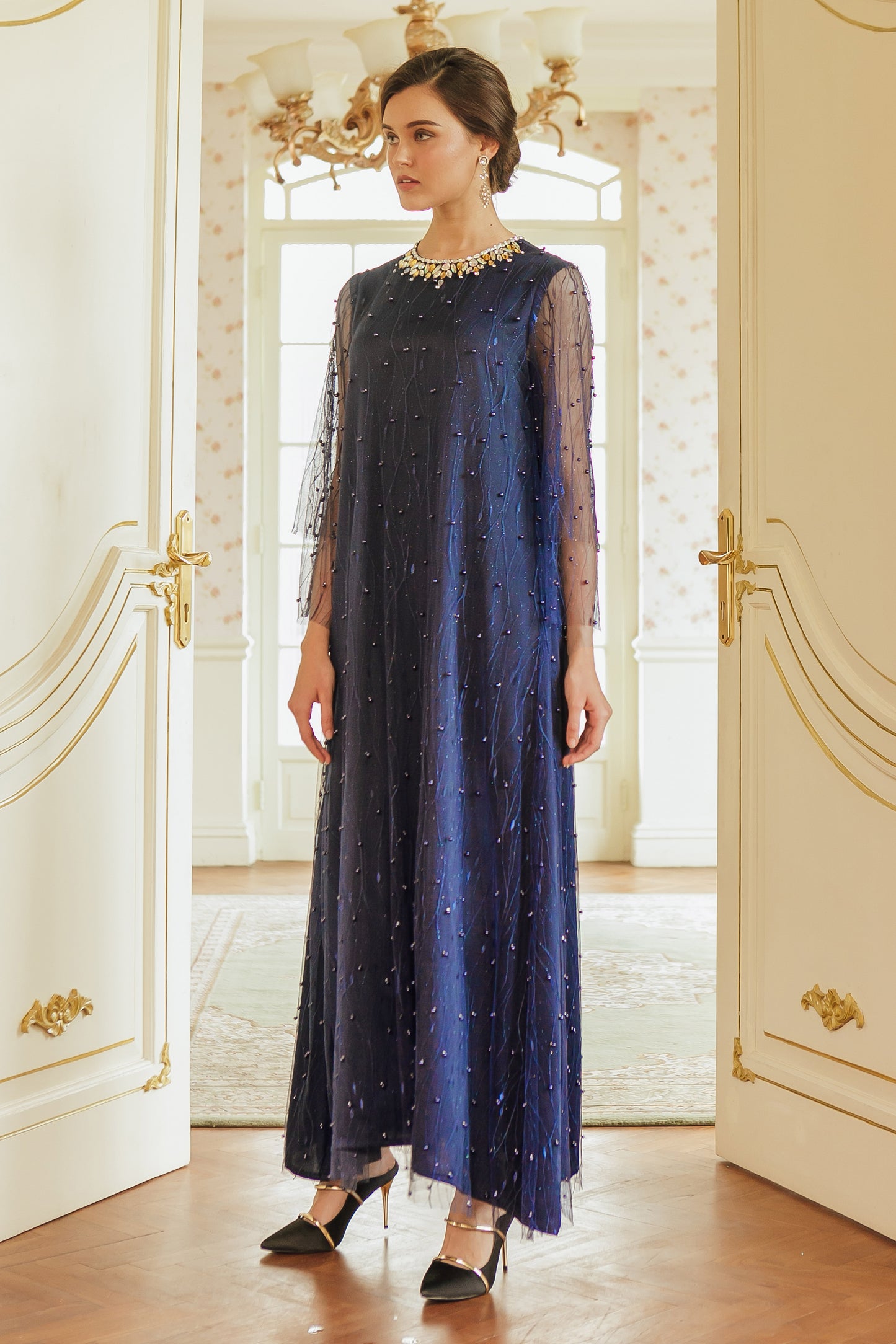 Kindness - Starry Navy Dress