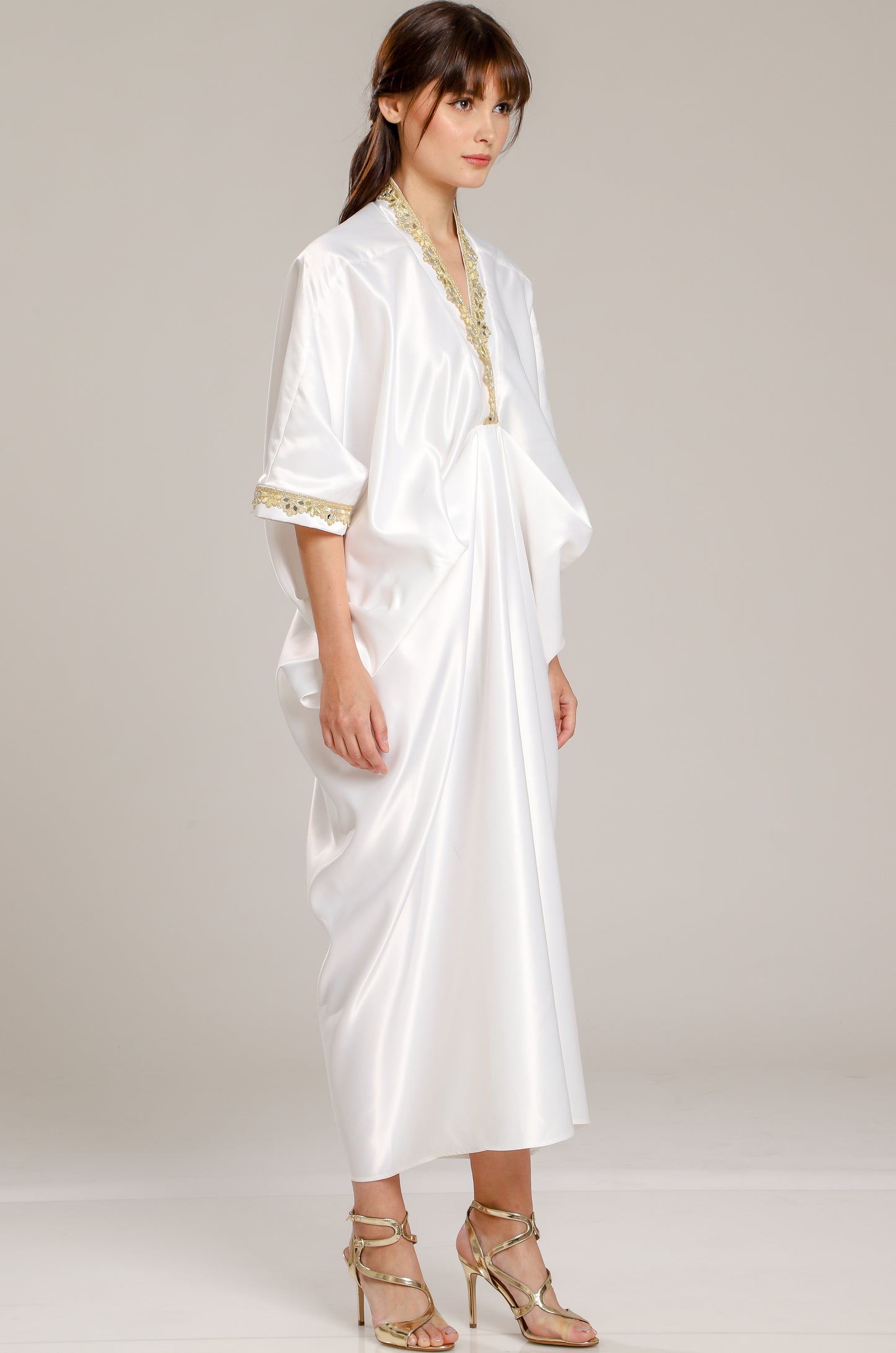 Humble - White Gold Kaftan