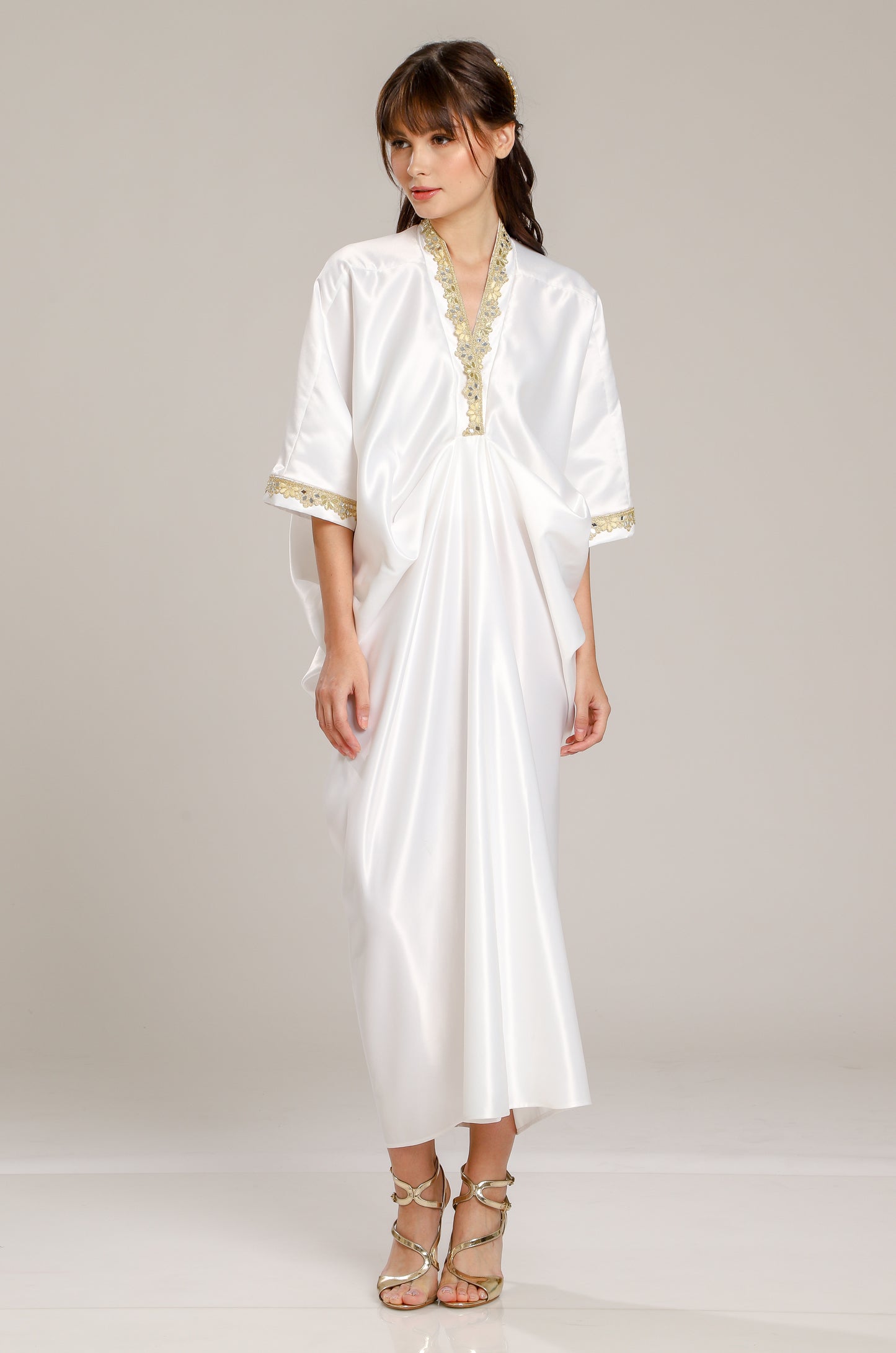 Humble - White Gold Kaftan