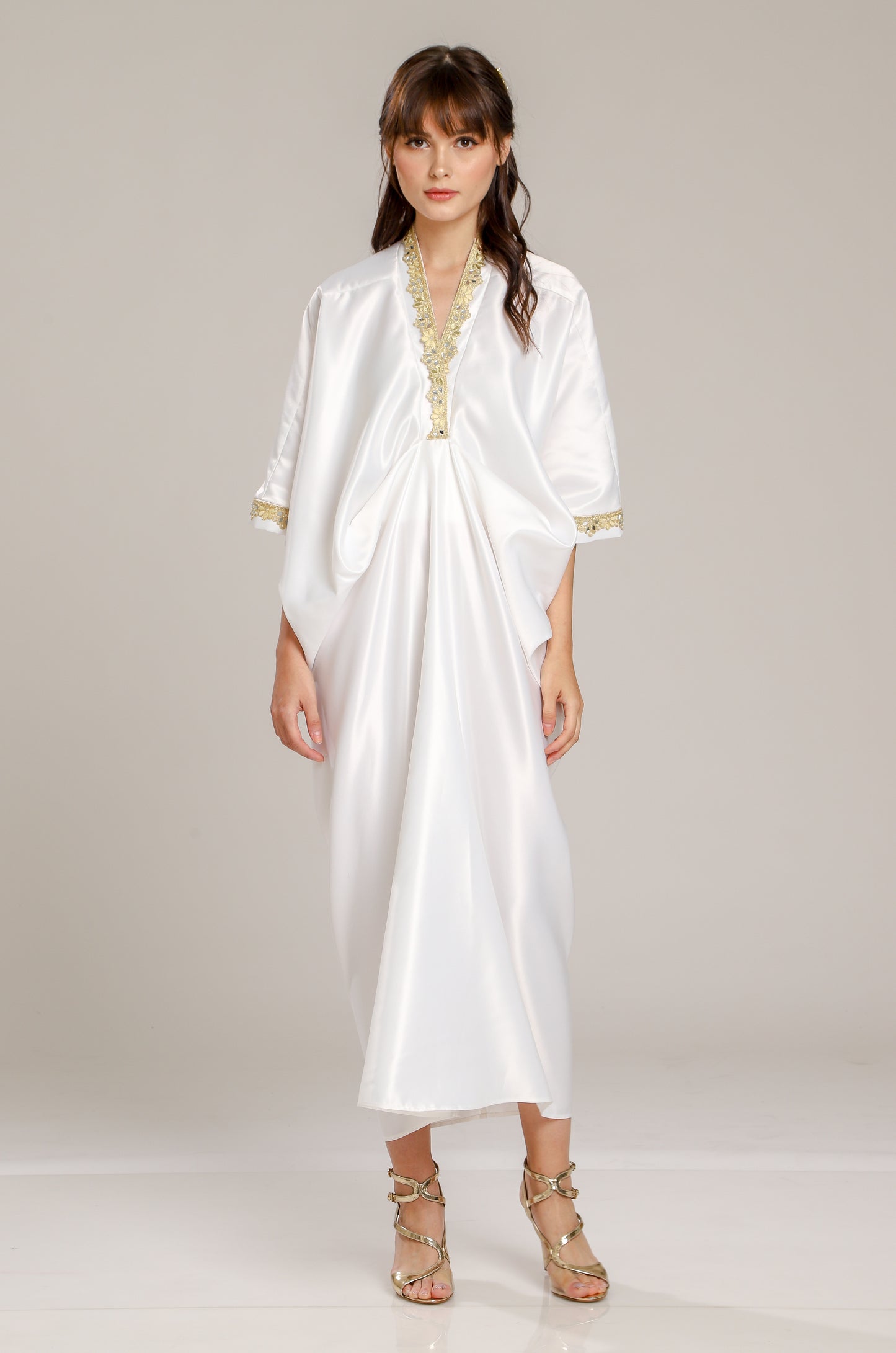 Humble - White Gold Kaftan