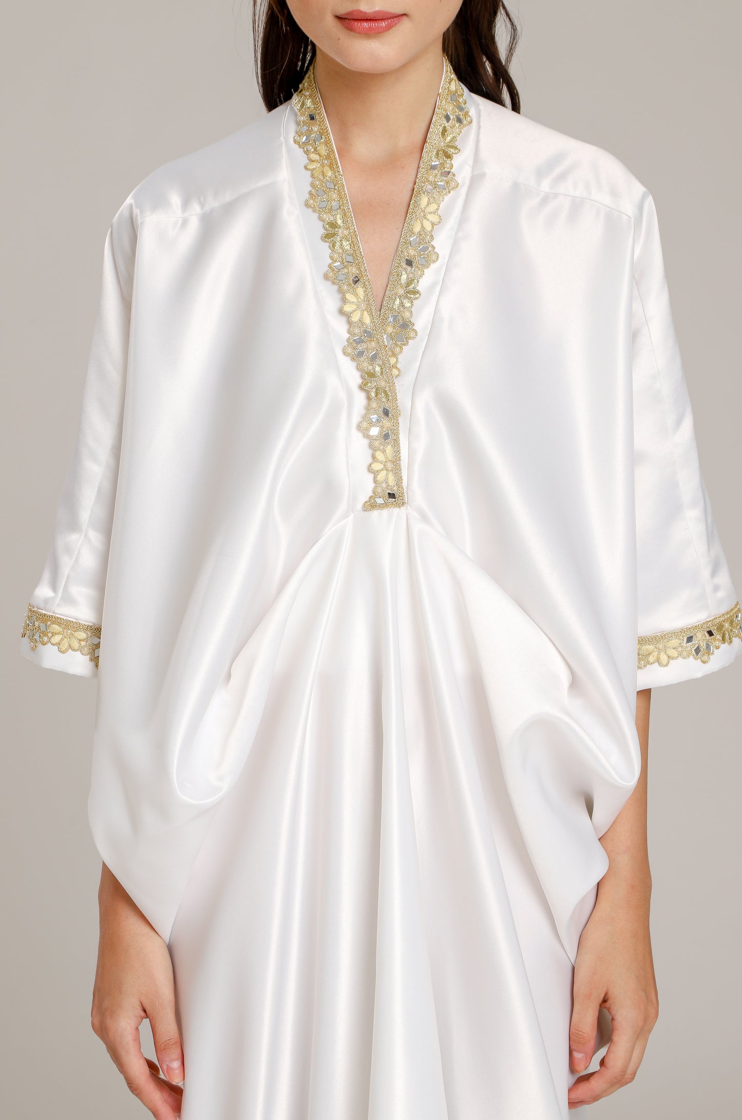 Humble - White Gold Kaftan