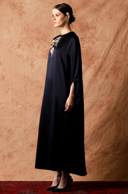 Brave - Navy with Embroidery Kaftan