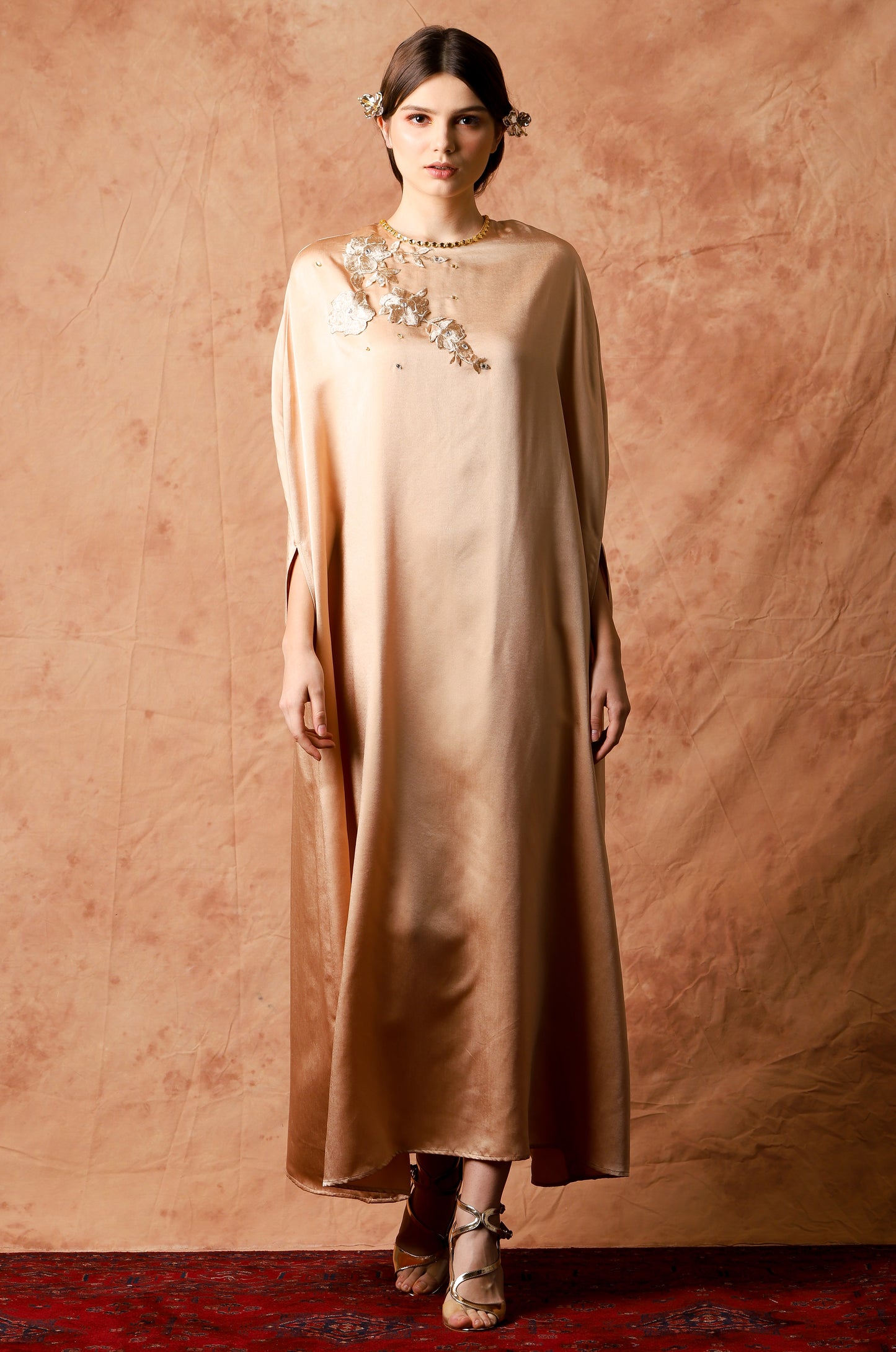 Brave - Cream with Embroidery Kaftan