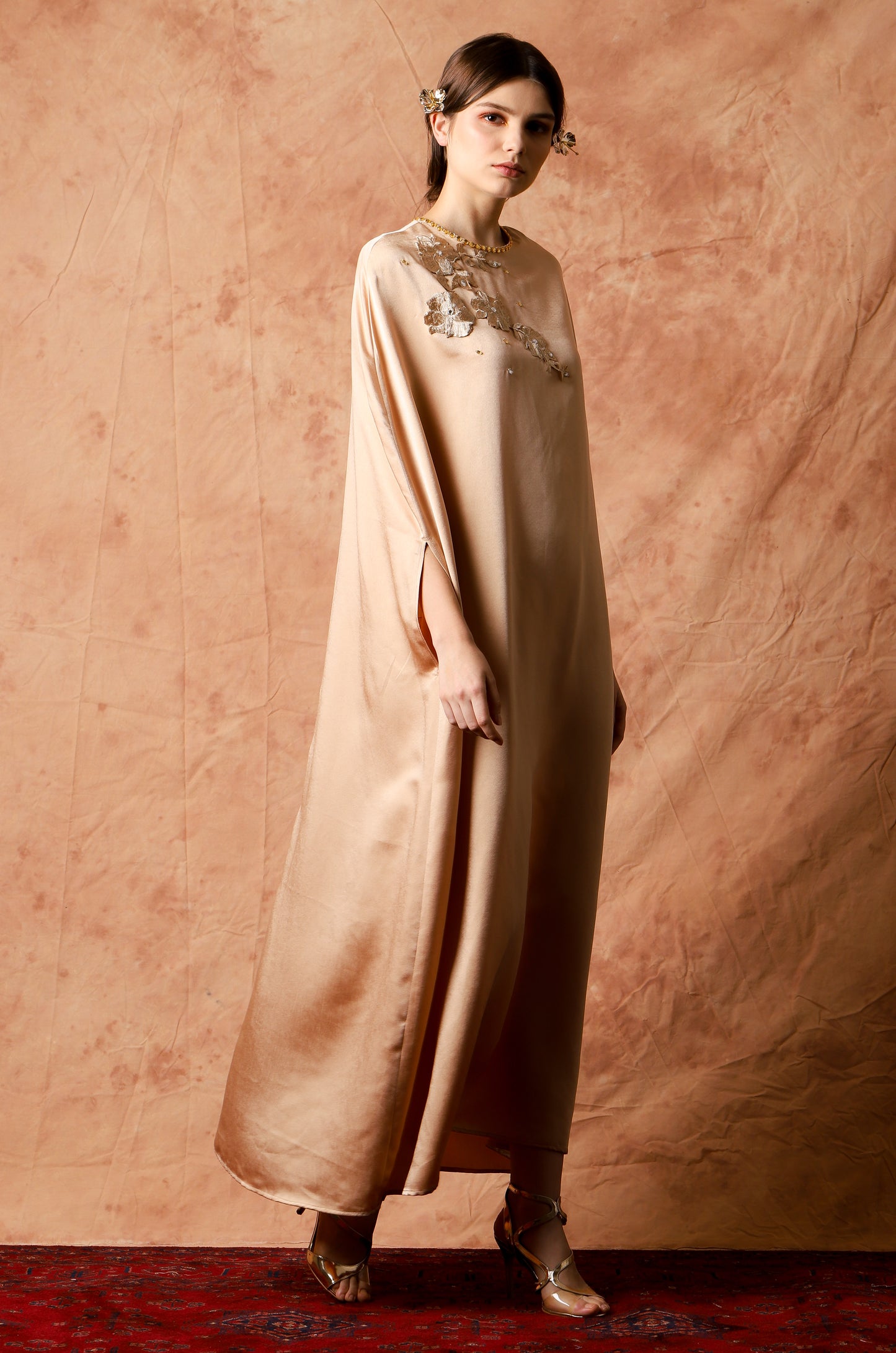 Brave - Cream with Embroidery Kaftan