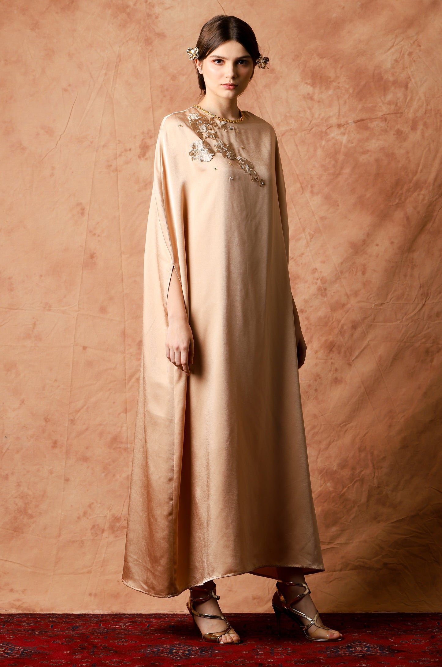 Brave - Cream with Embroidery Kaftan