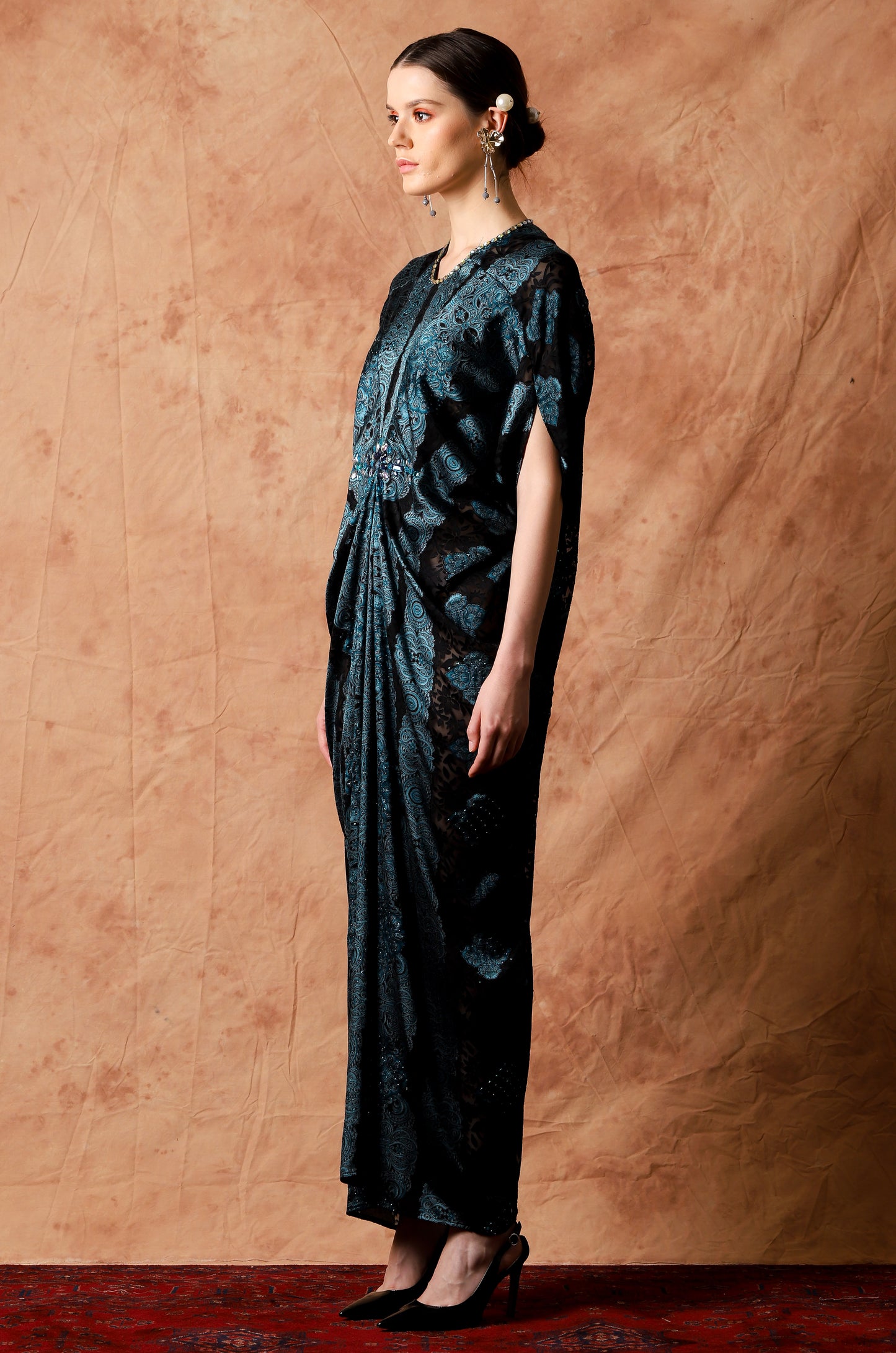 Innocence - Blue Baroque kaftan