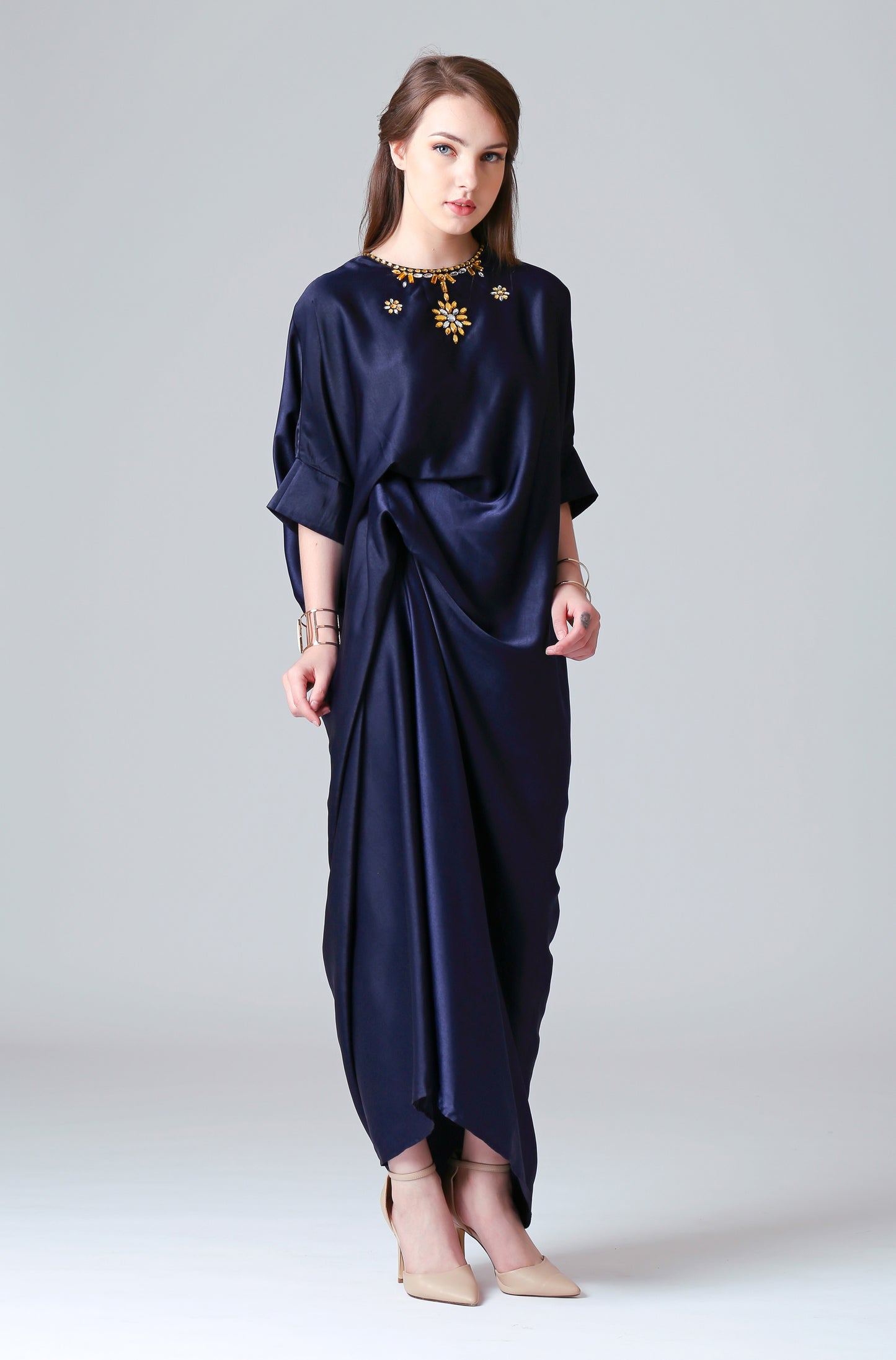 Wise - Navy Kaftan