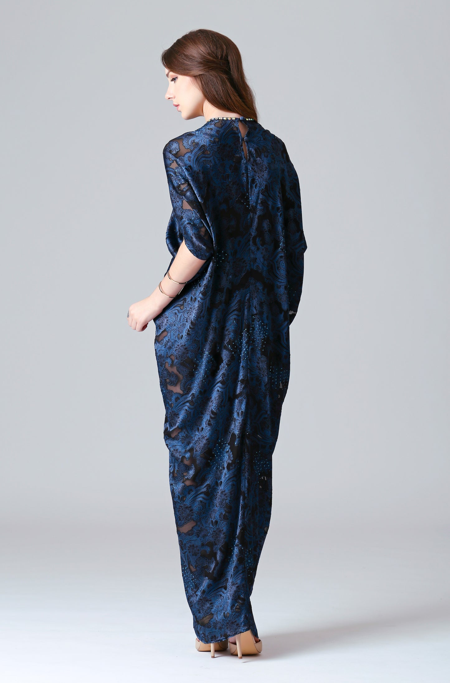 Innocence - Blue Baroque Kaftan