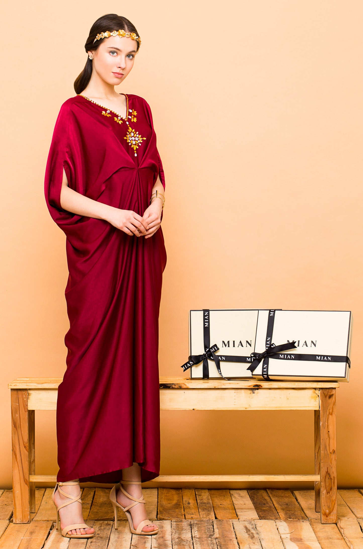 Honesty - Maroon Kaftan