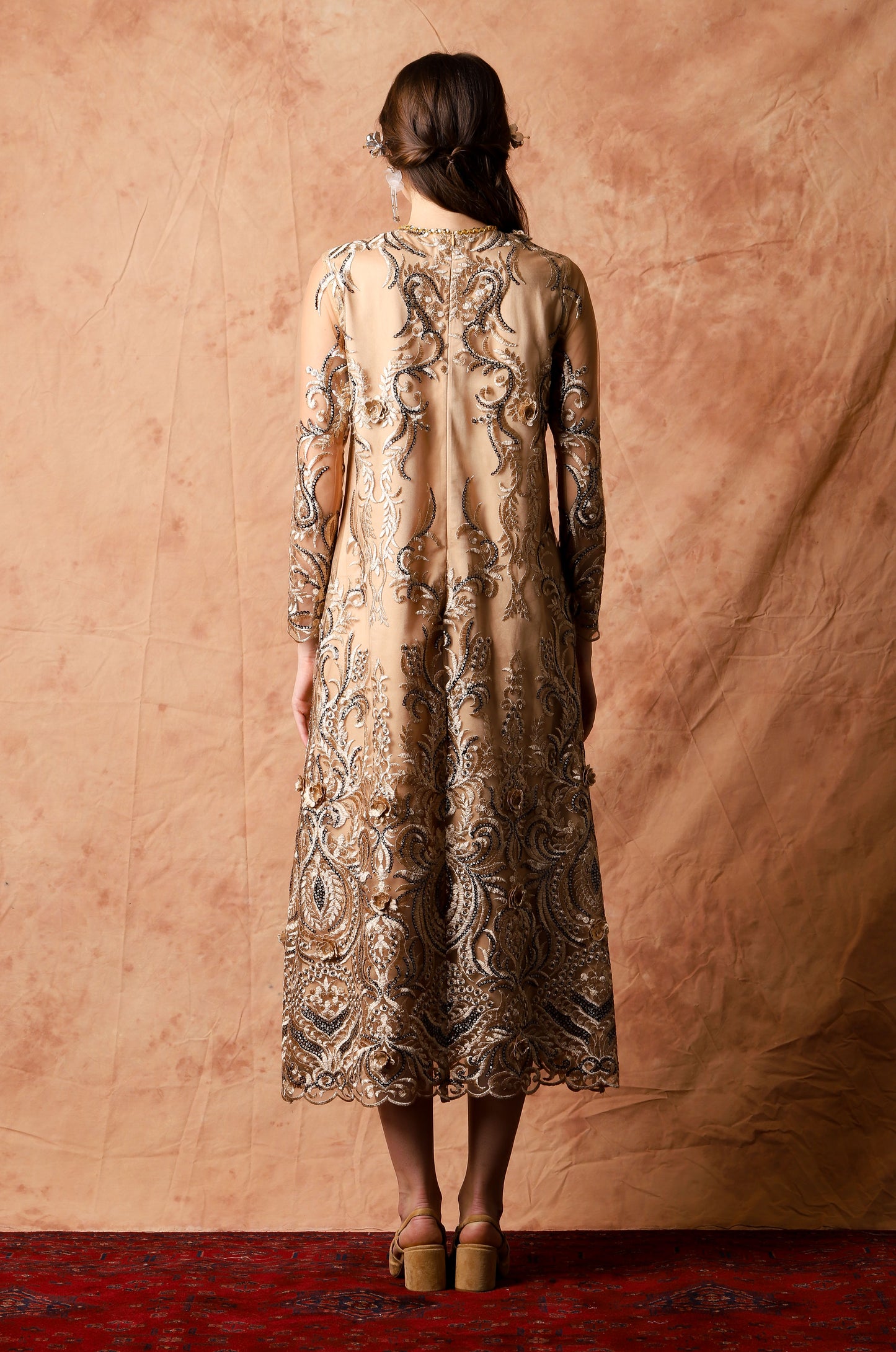 Kindness - Gold Sequin Maxi Dress