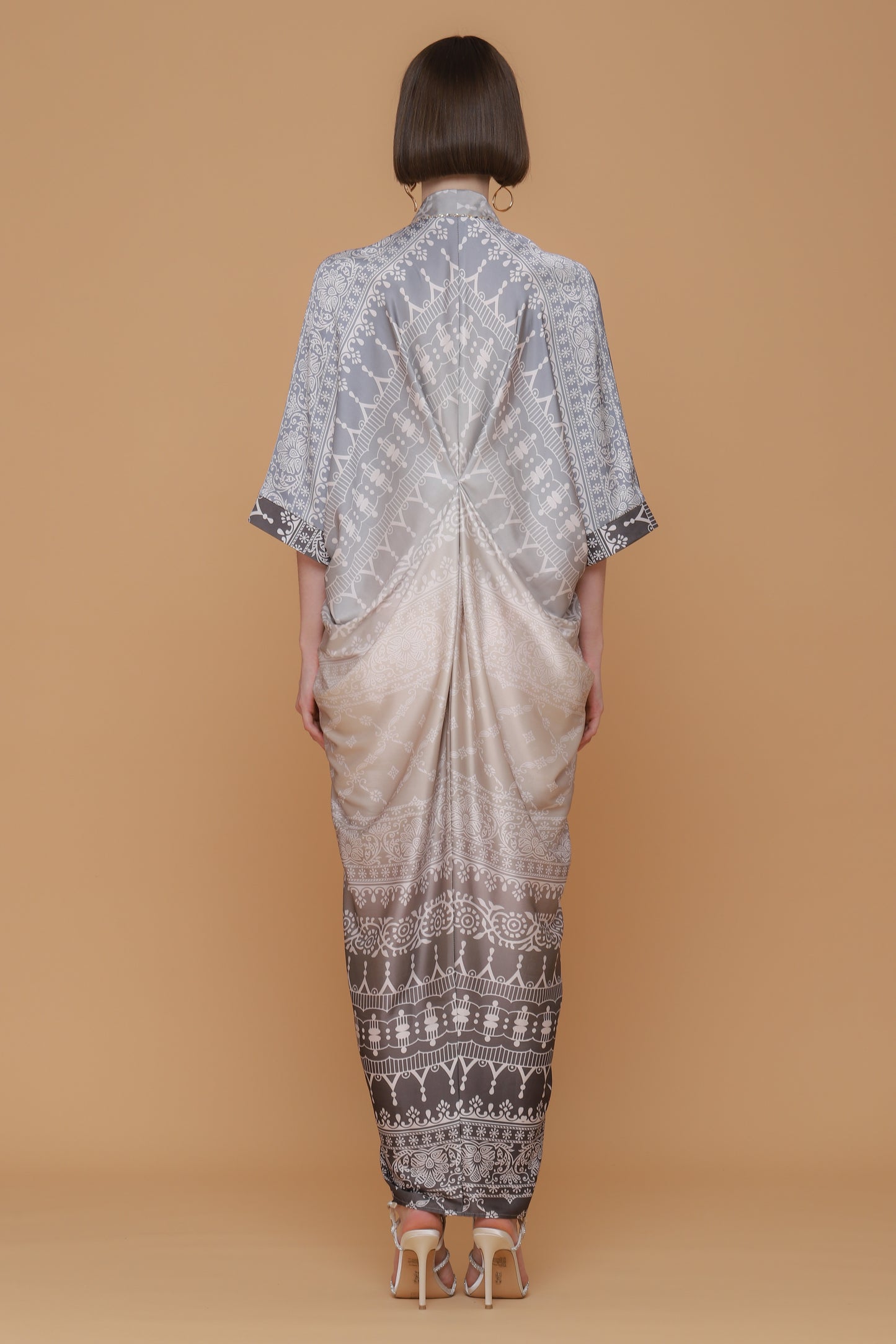 Humble - Greige Printed Kaftan