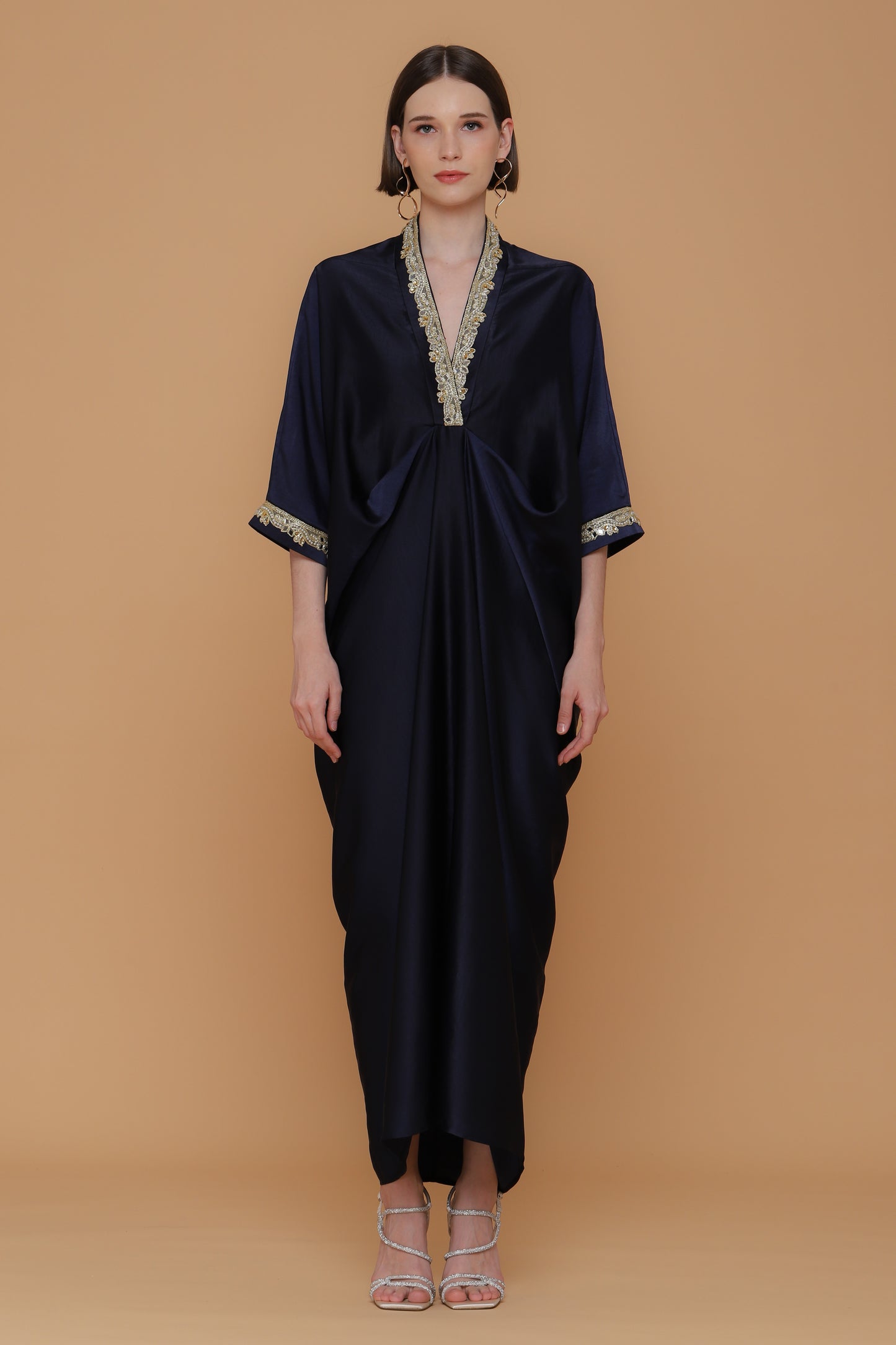 Humble - Navy Gold Kaftan