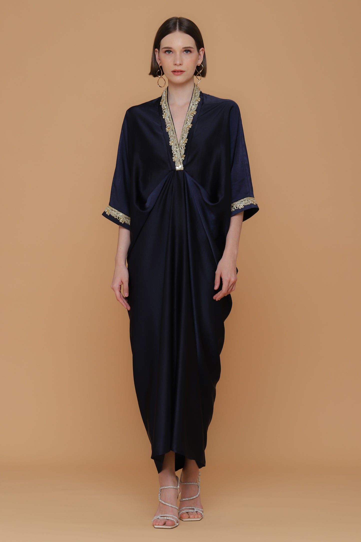 Humble - Navy Gold Kaftan