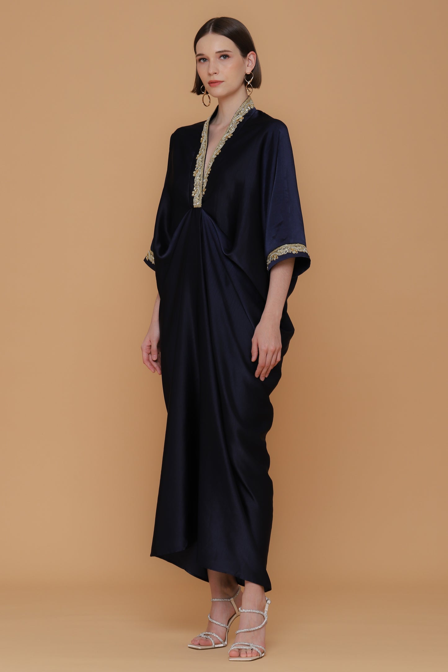 Humble - Navy Gold Kaftan