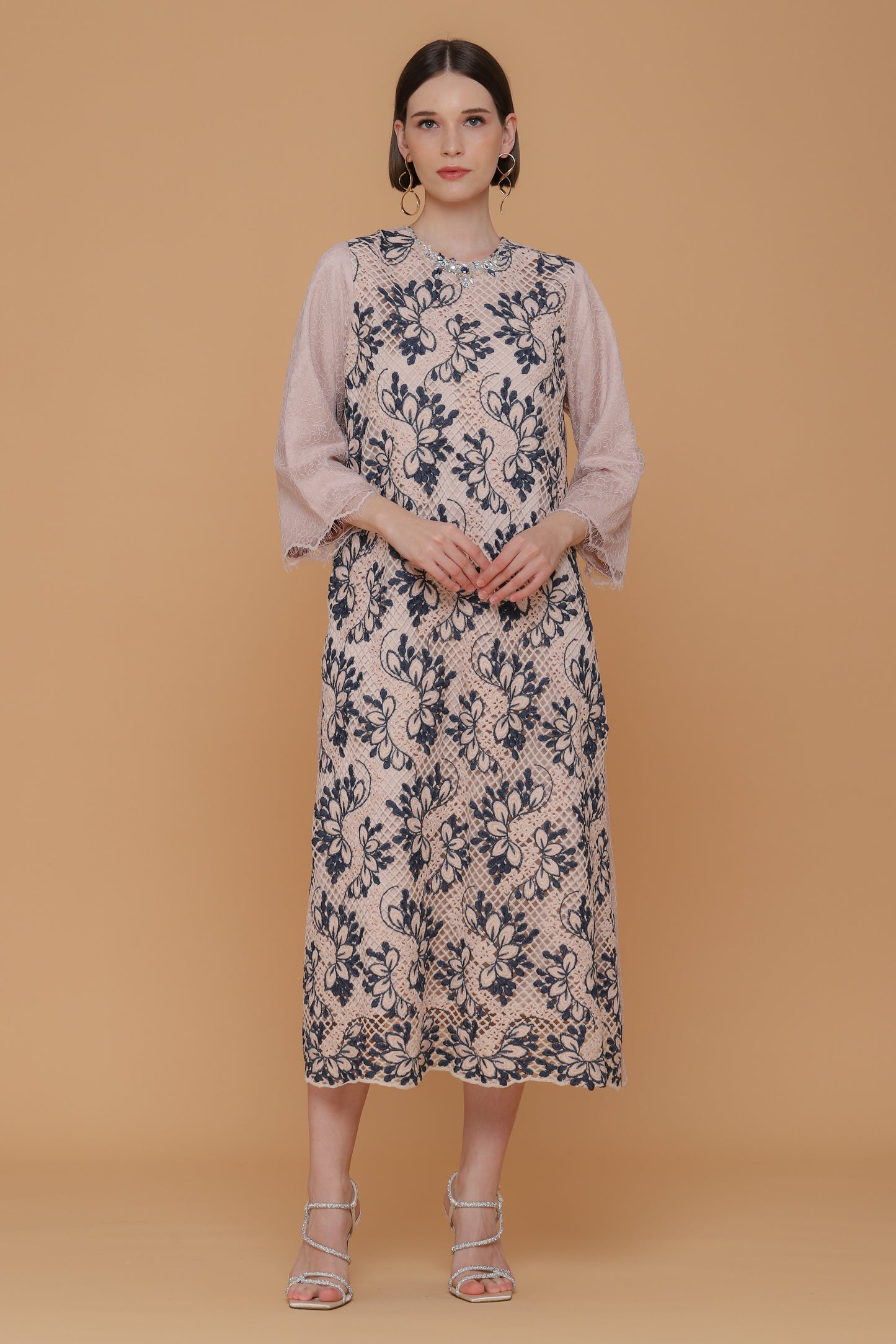 Kindness - Blue Rose Maxi Dress