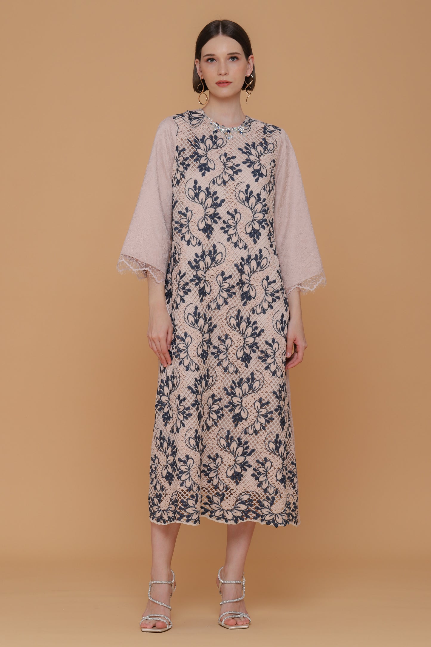 Kindness - Blue Rose Maxi Dress