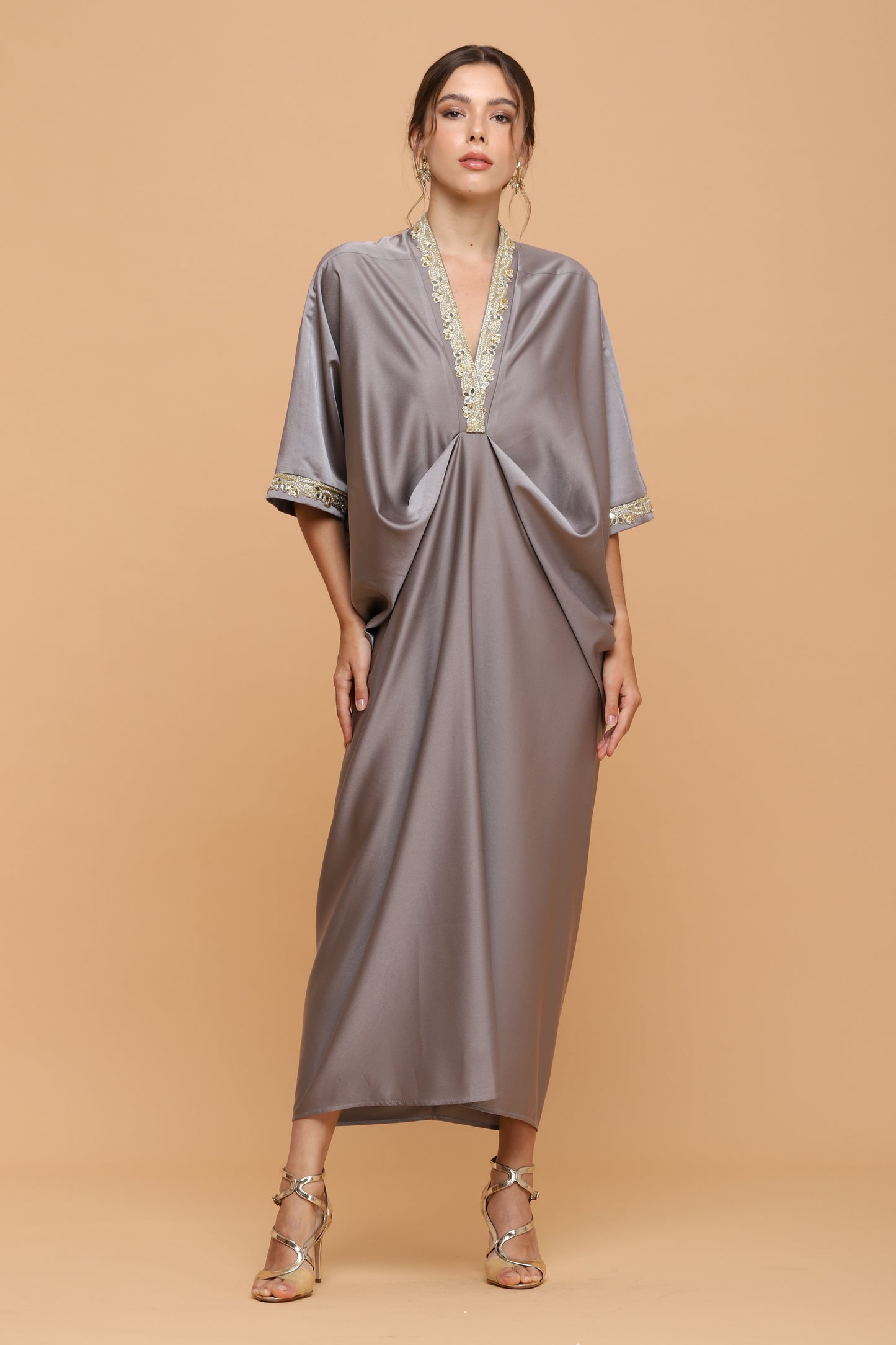 Humble - Grey Gold Kaftan