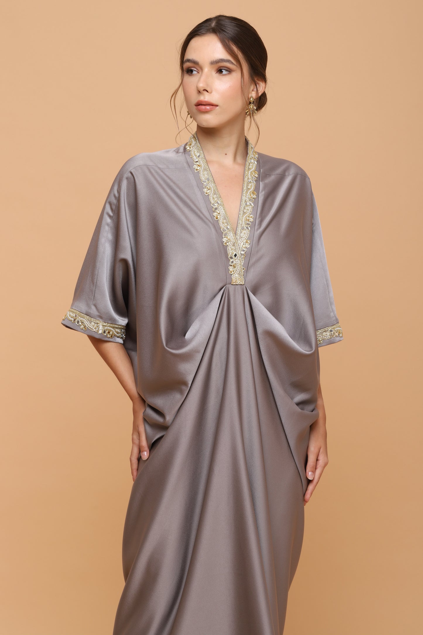 Humble - Grey Gold Kaftan