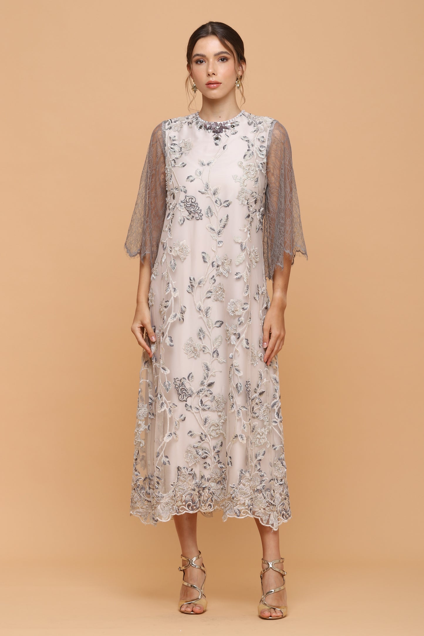 Kindness - Grey Garden Maxi Dress