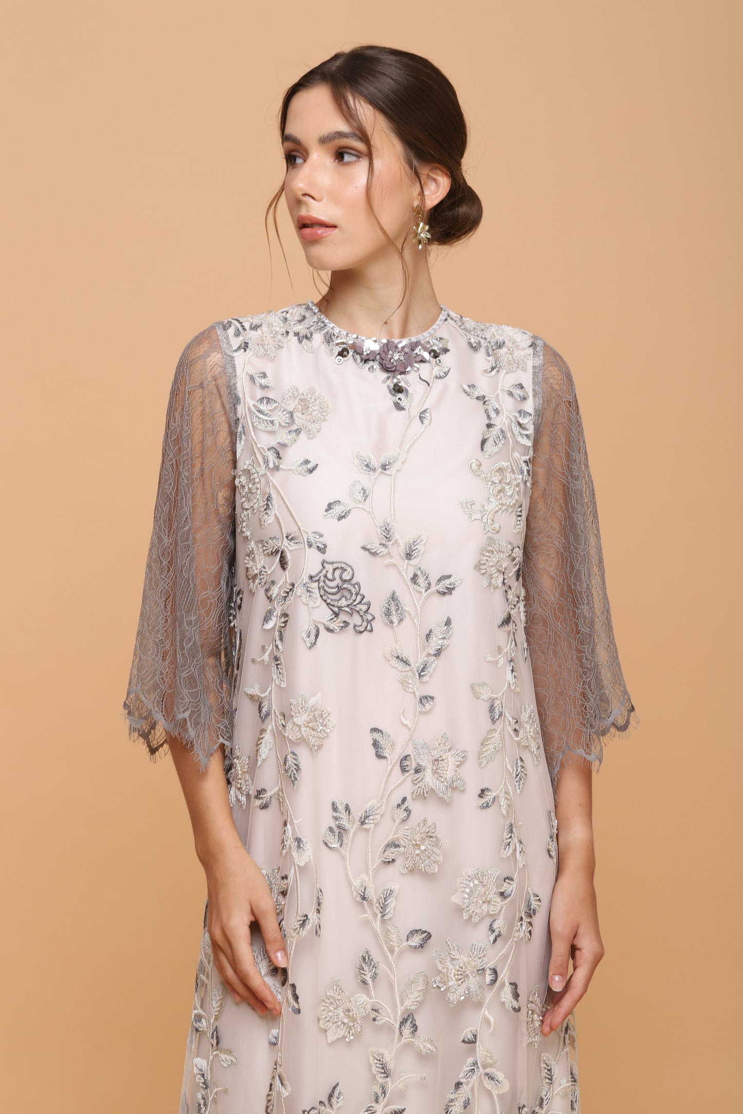 Kindness - Grey Garden Maxi Dress