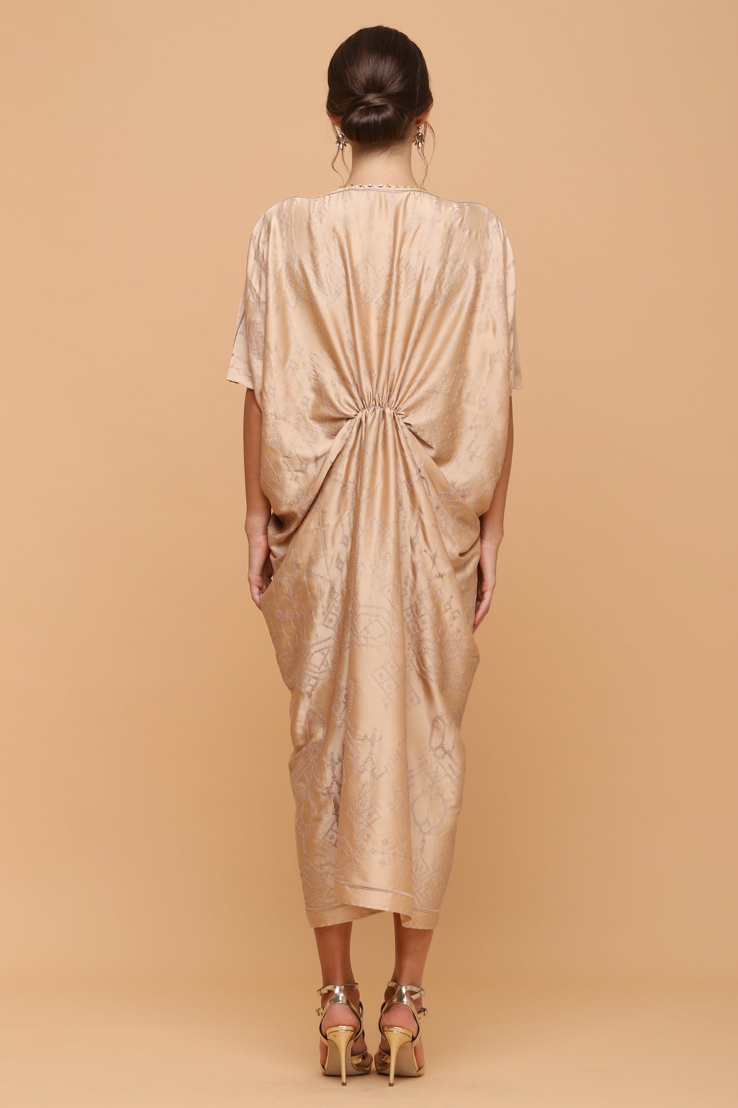 Gracious - Gold Embroidery Kaftan