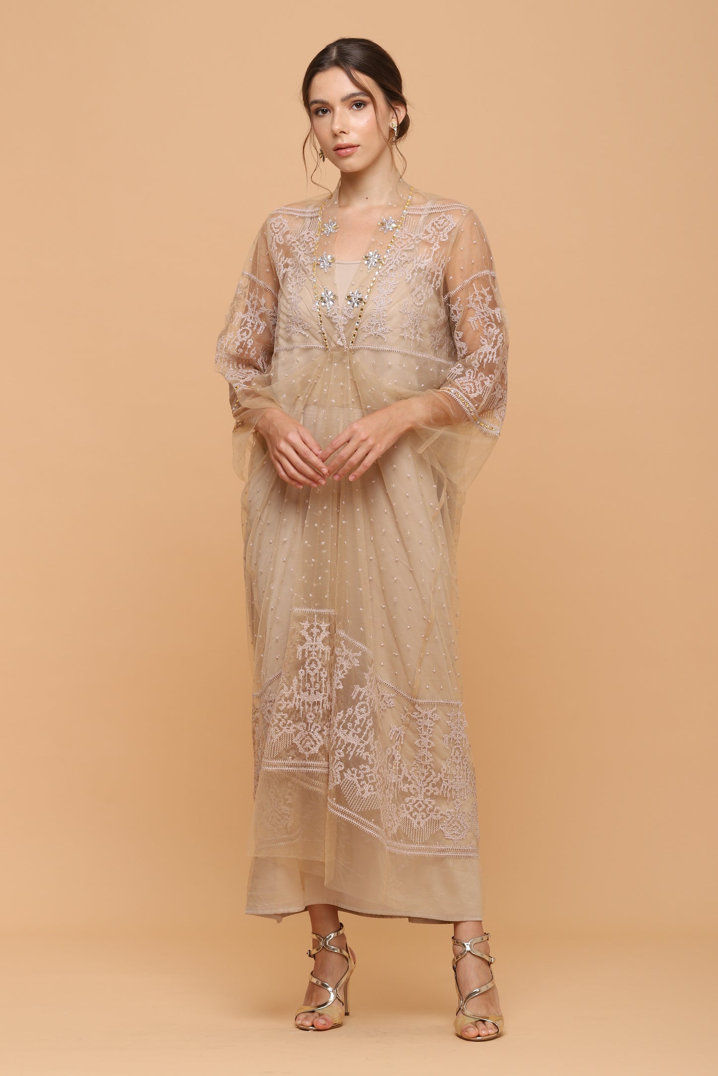 Humble - Soft Ethnic Lace Kaftan