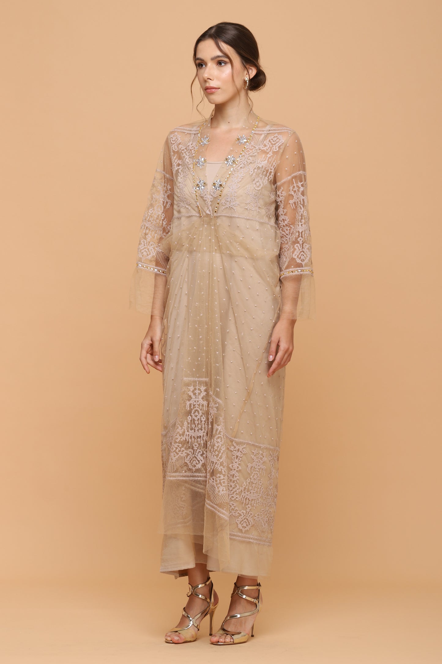 Humble - Soft Ethnic Lace Kaftan